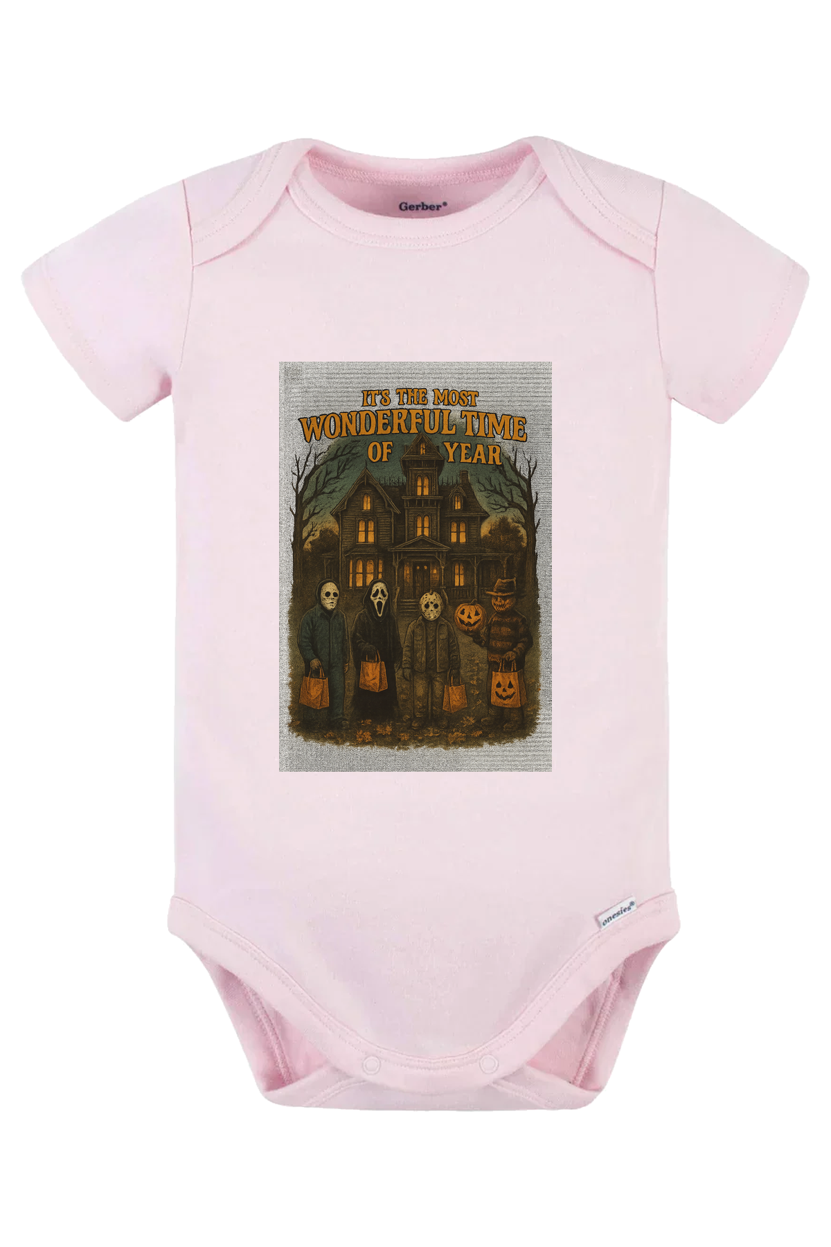 Most Wonderful Sketch Onesie - pink