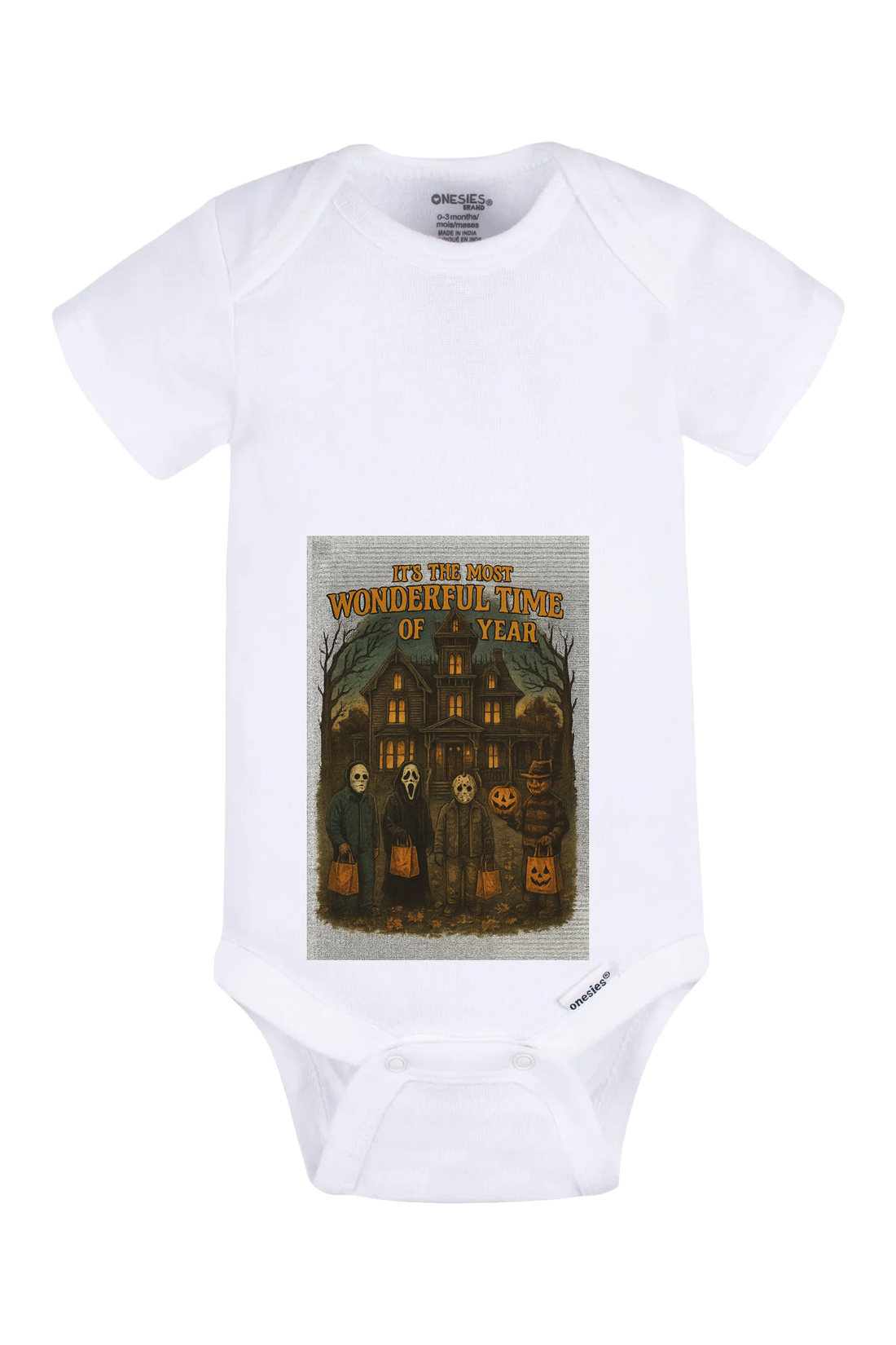 Most Wonderful Sketch Onesie - black