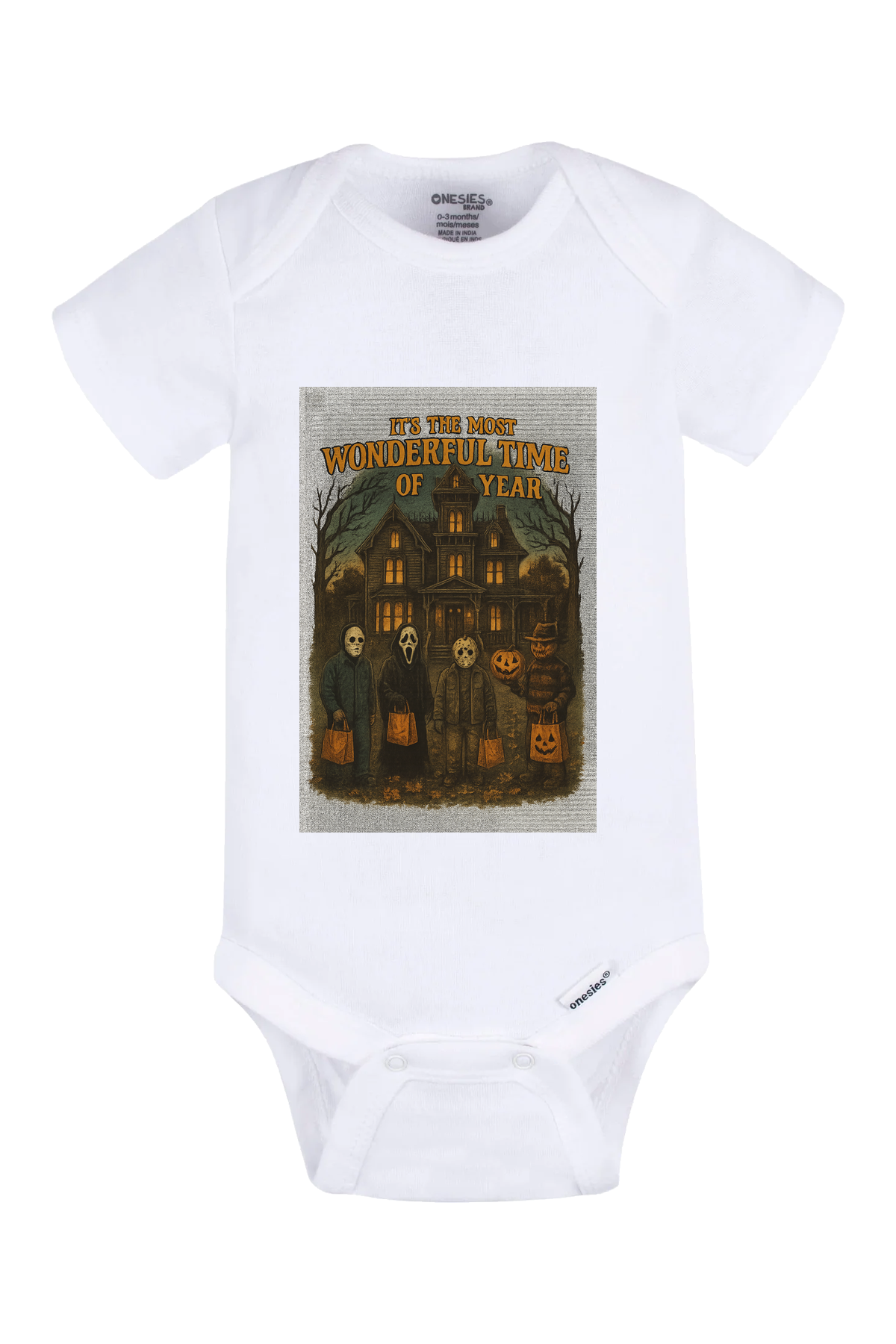 Most Wonderful Sketch Onesie - white