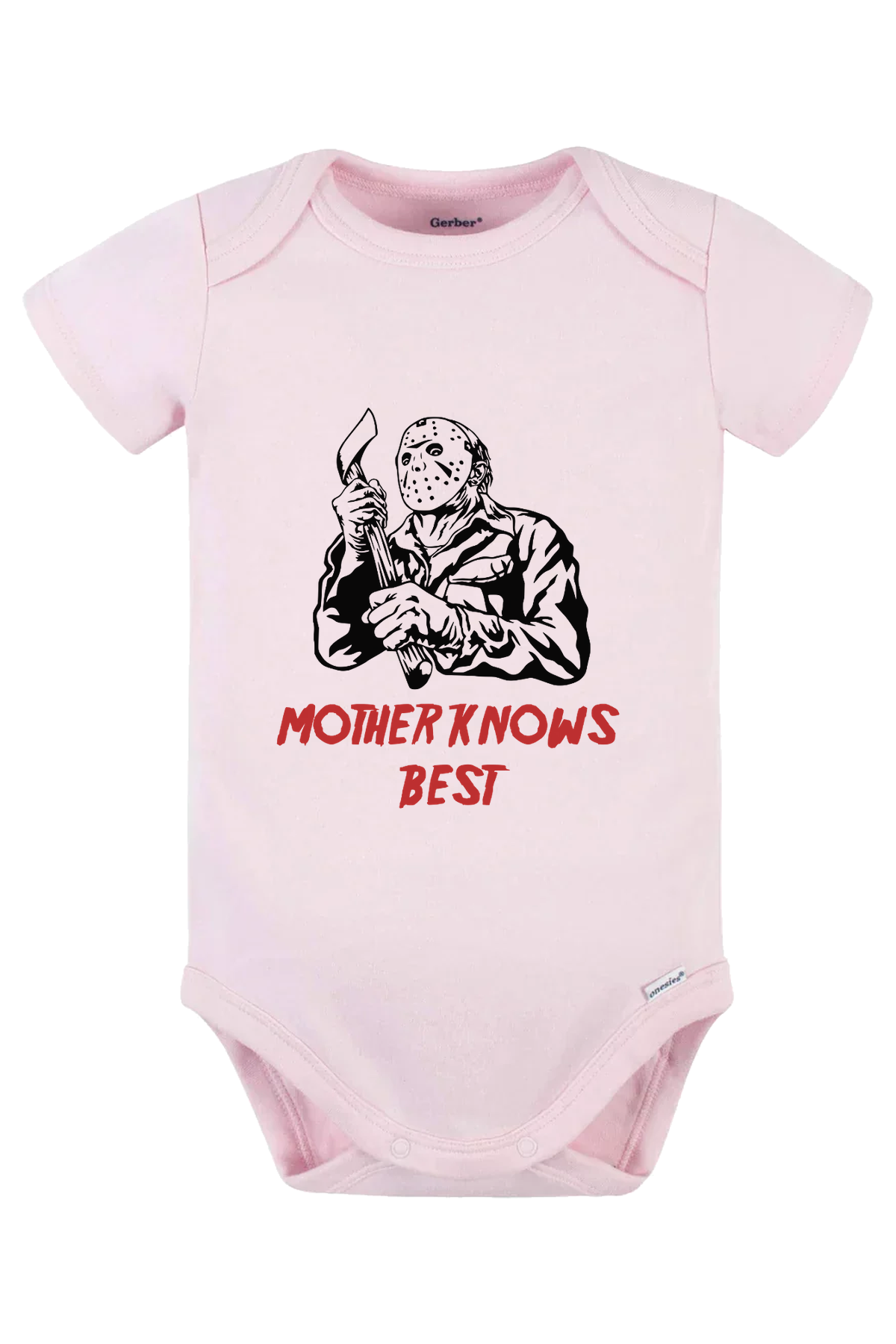 Mother Knows Best Onesie - pink