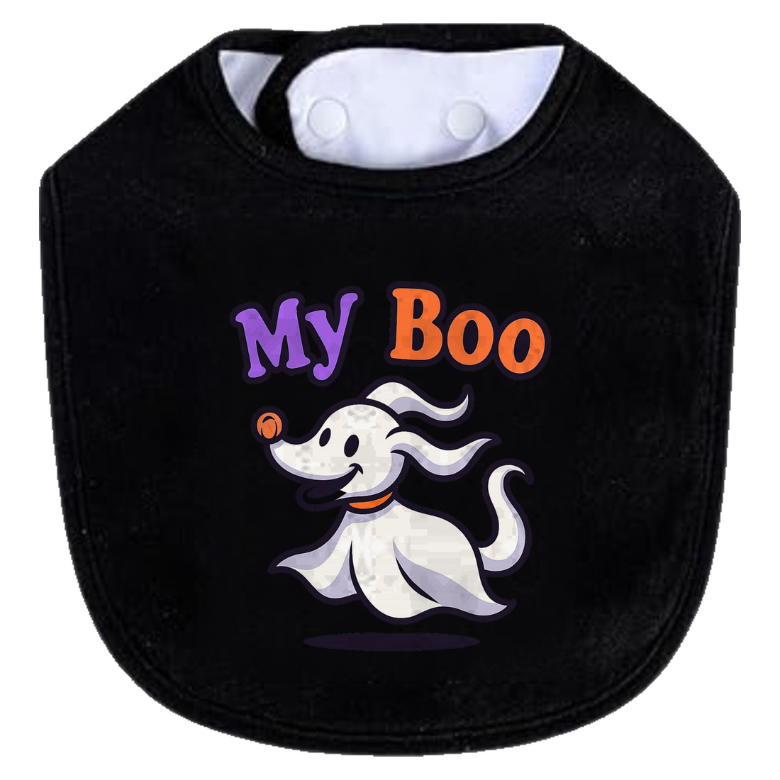 My Boo Bib - white