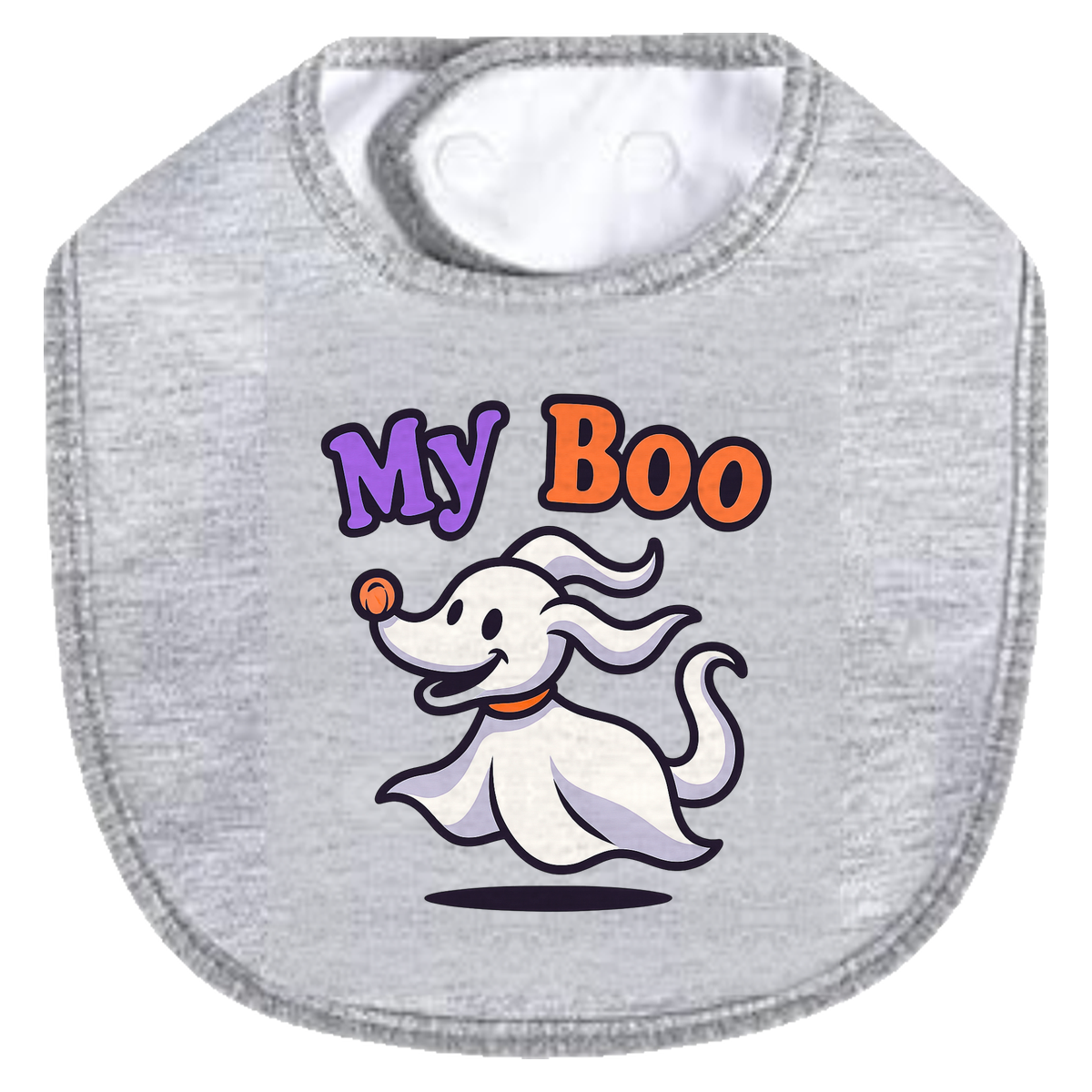 My Boo Bib - gray