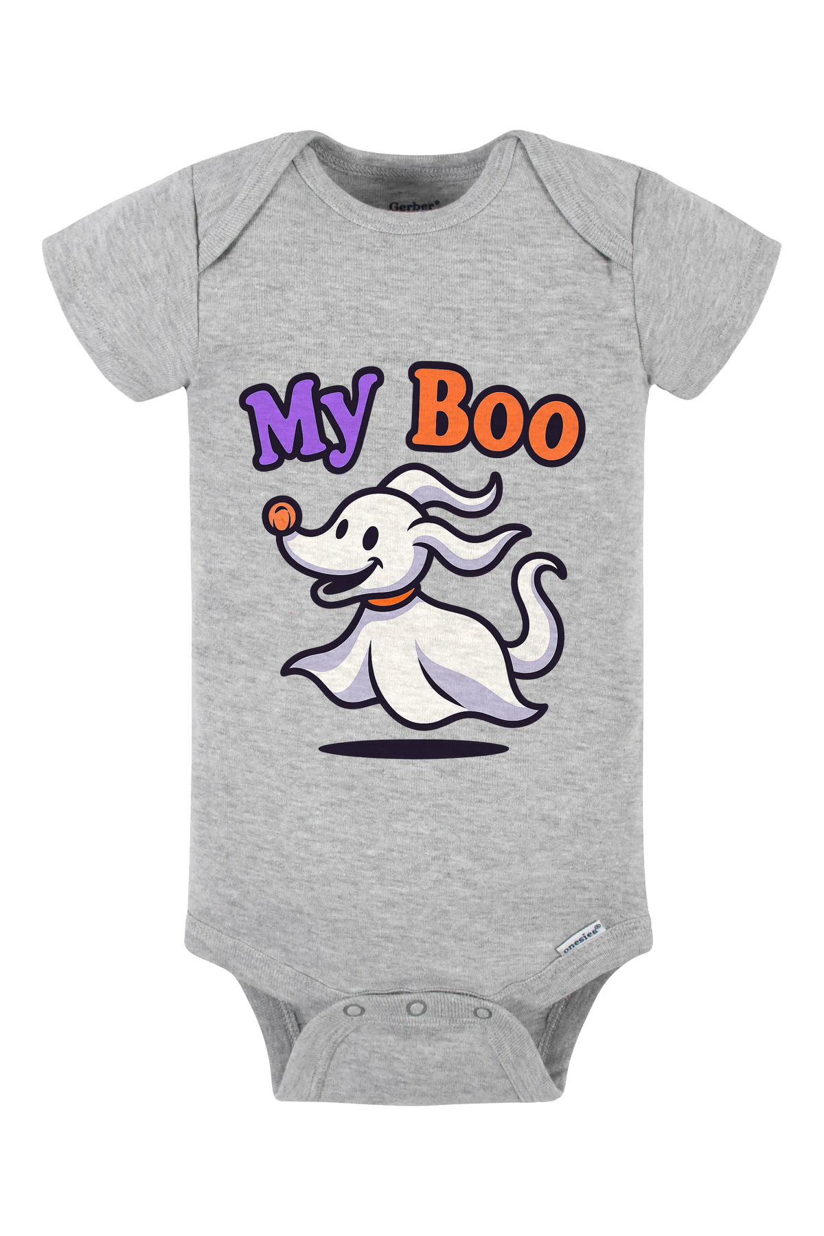 My Boo Onesie - gray
