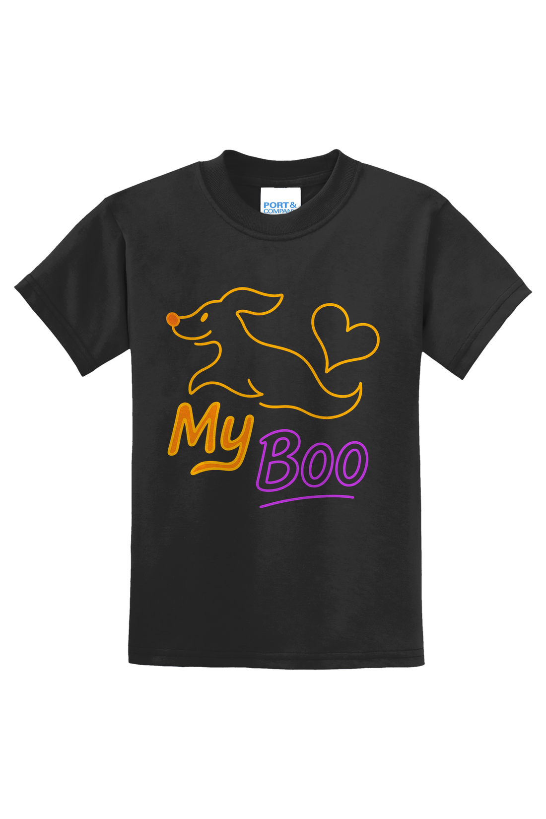 My Boo Outline T-Shirt - black