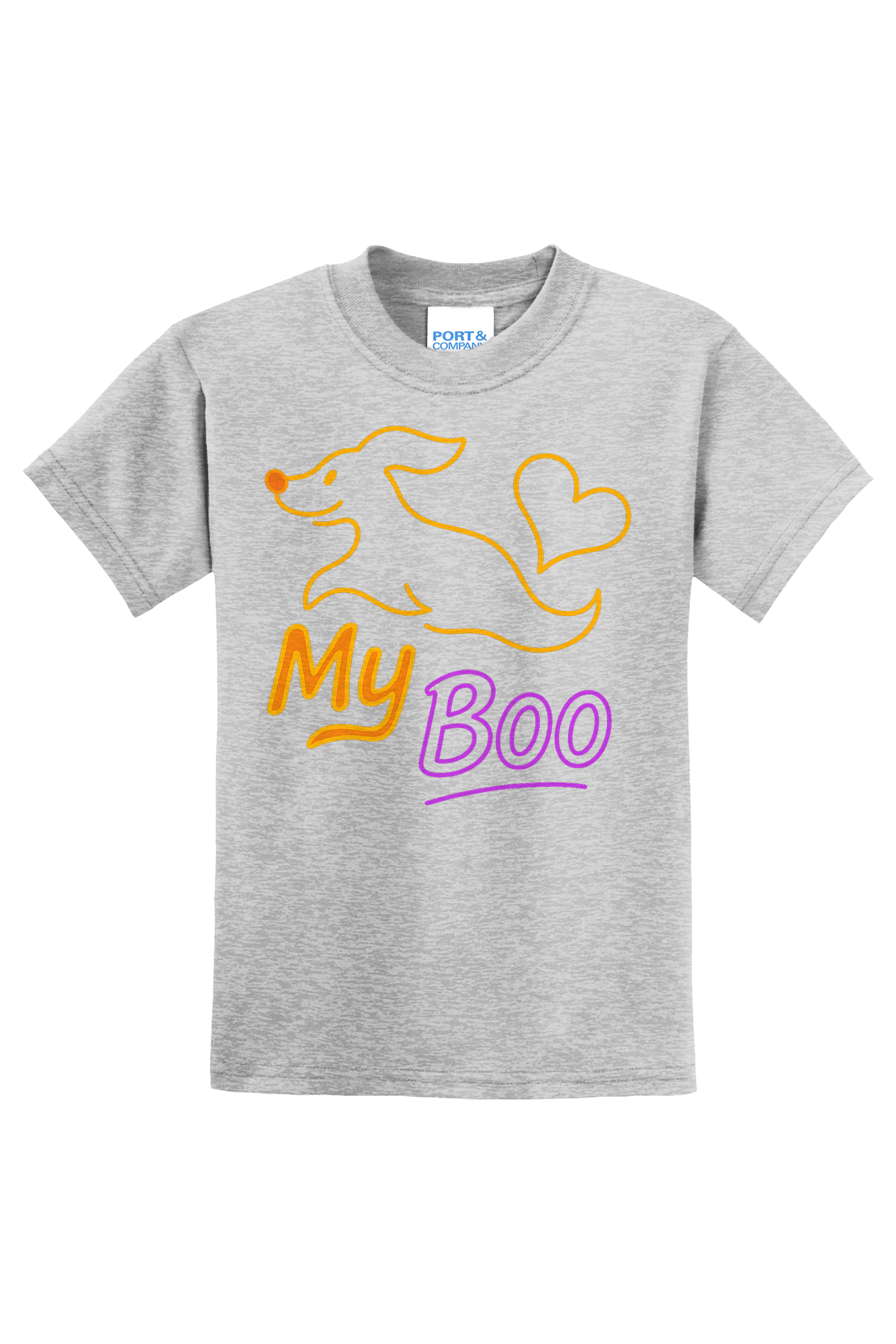 My Boo Outline T-Shirt - gray