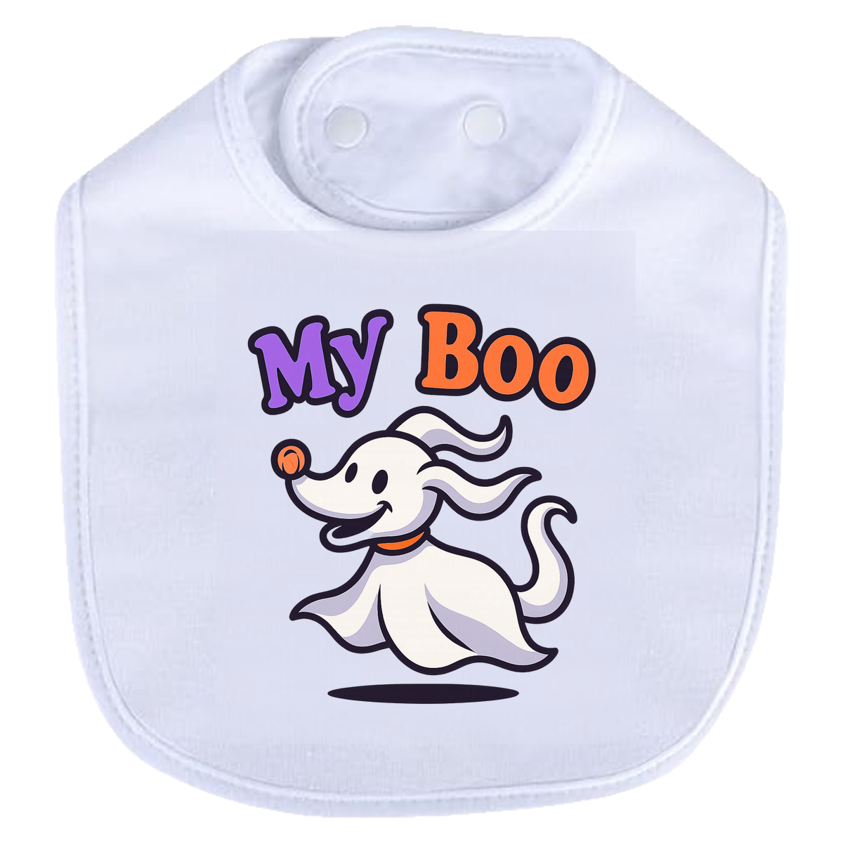 My Boo Bib - white