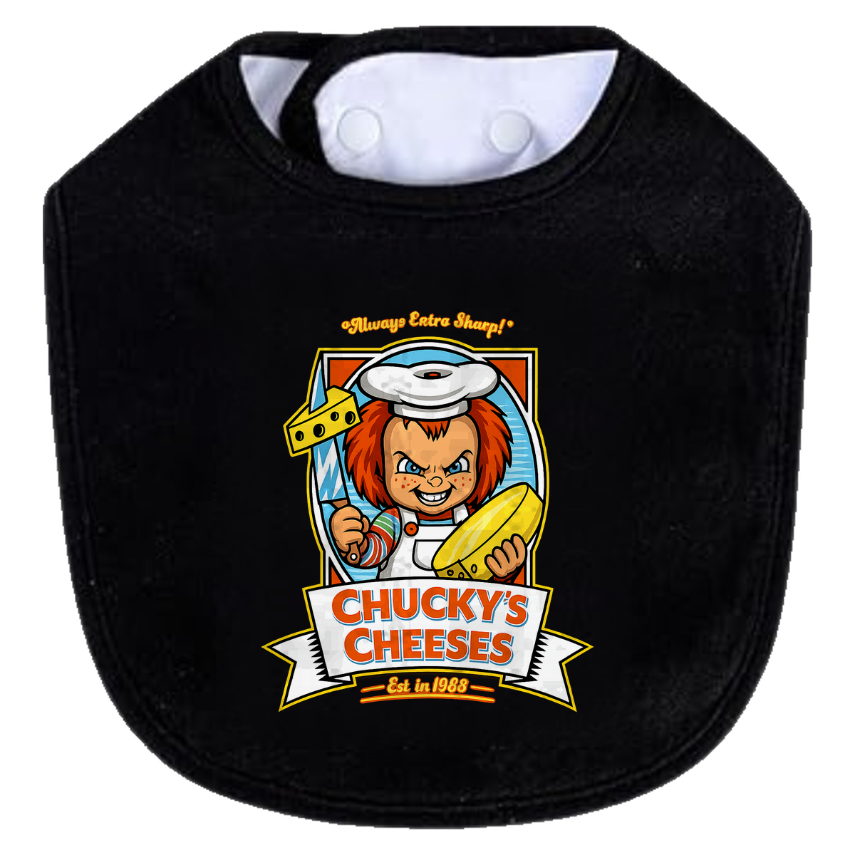 NEWChucky Cheese Bib - black