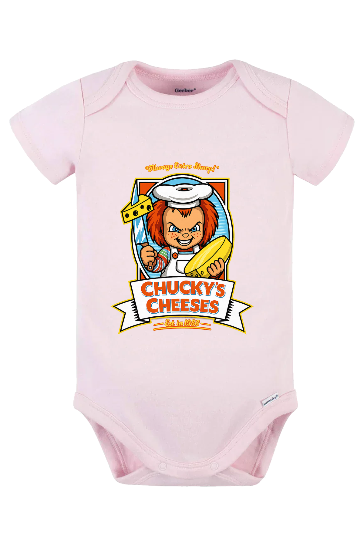 NEWChucky Cheese Onesie - pink