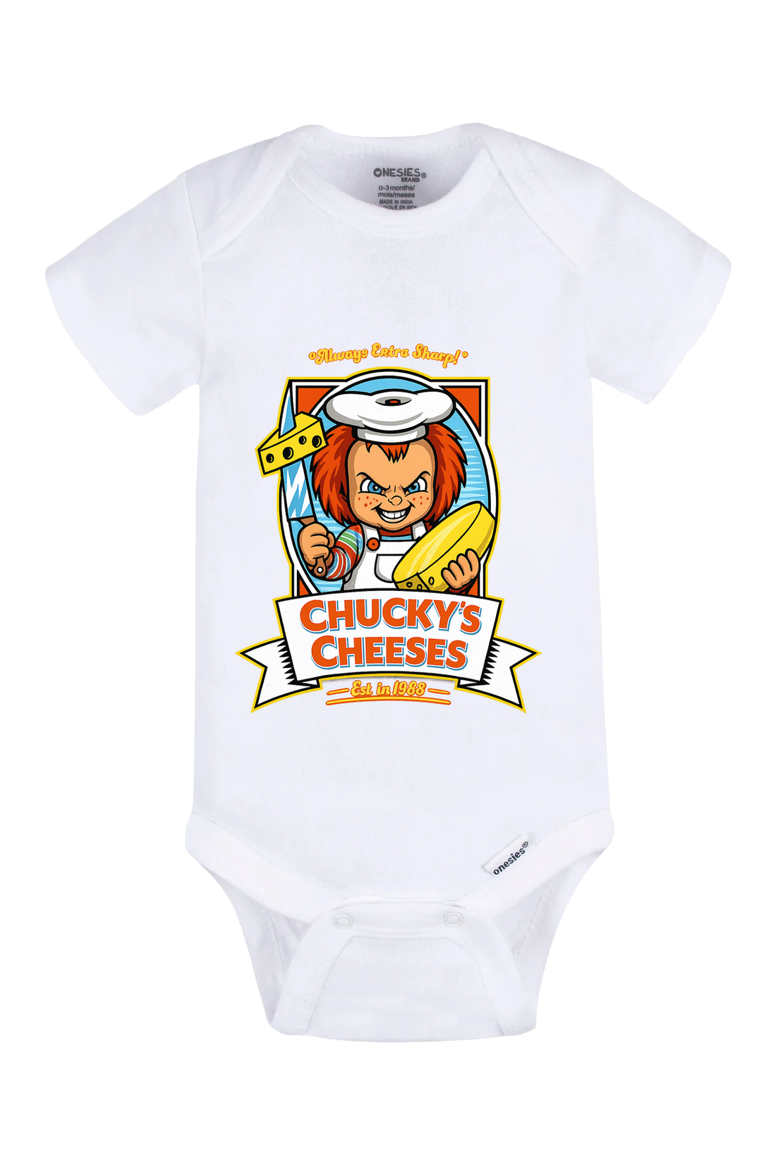 NEWChucky Cheese Onesie - black