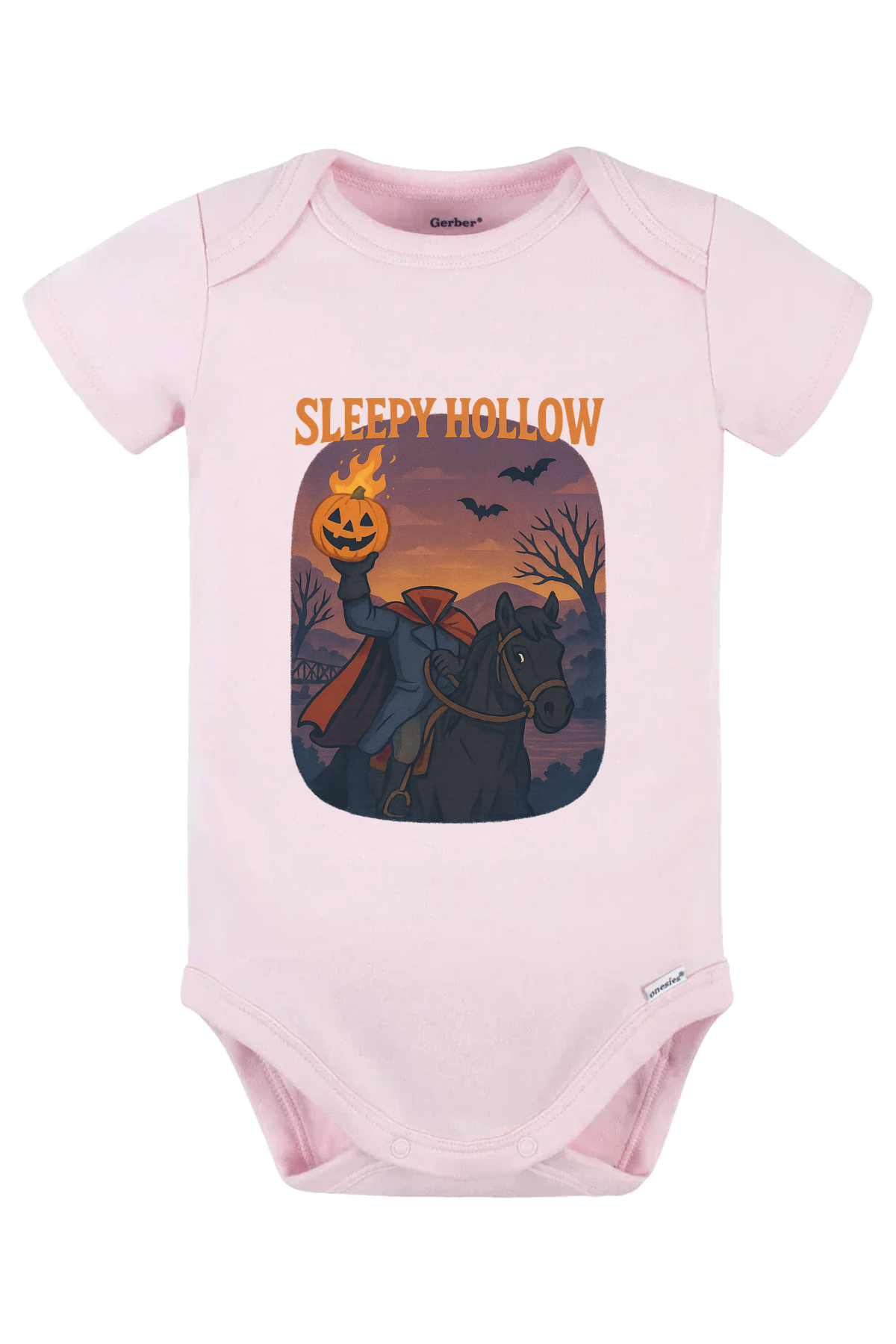 NEWSleepy Hollow Onesie - pink