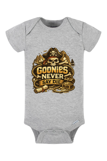 Never Say Die Onesie - gray