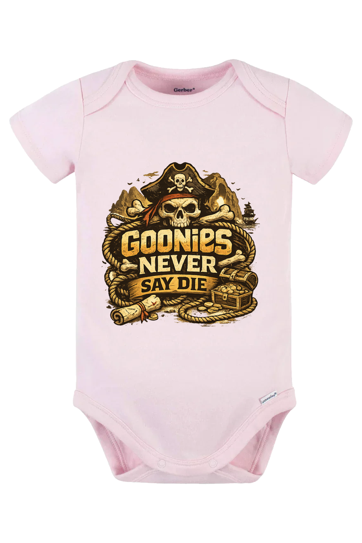 Never Say Die Onesie - pink