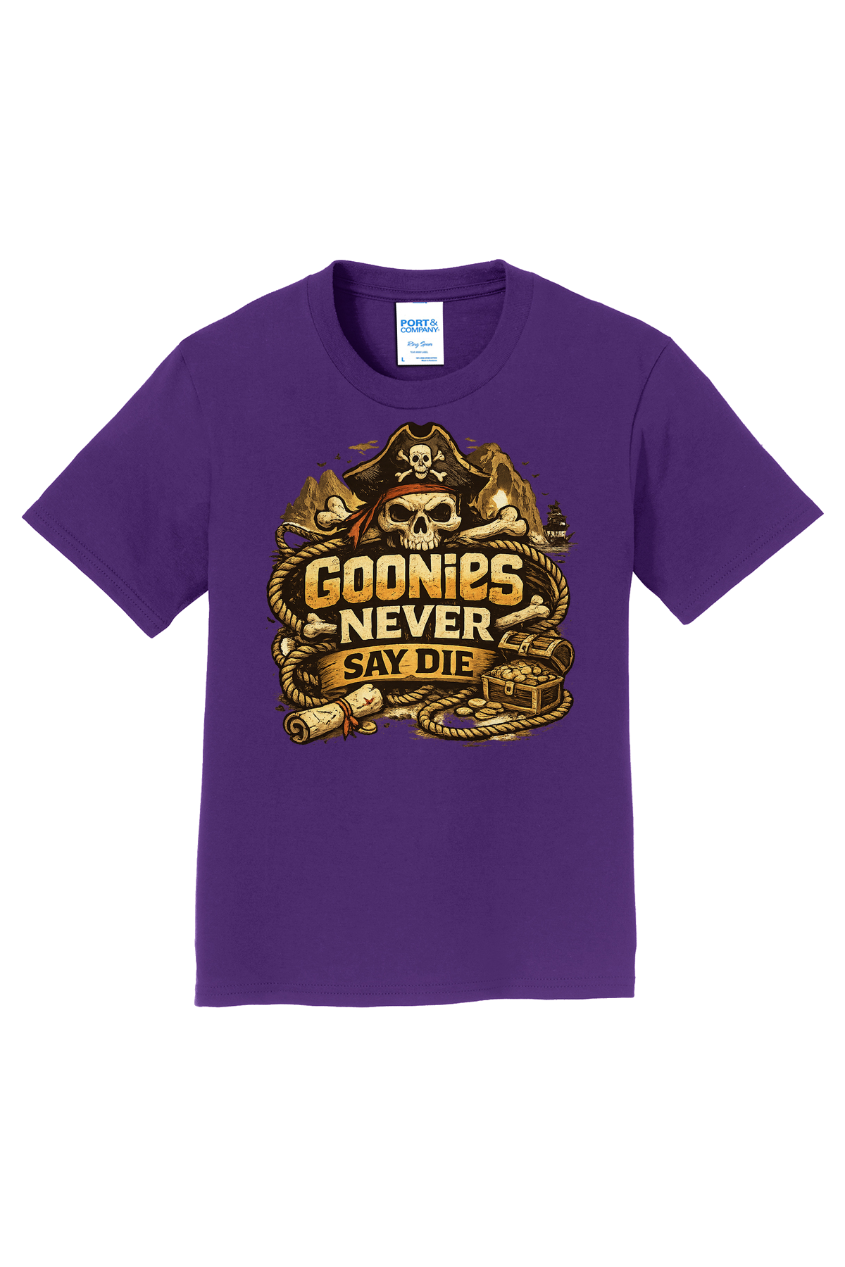 Never Say Die T-Shirt - purple