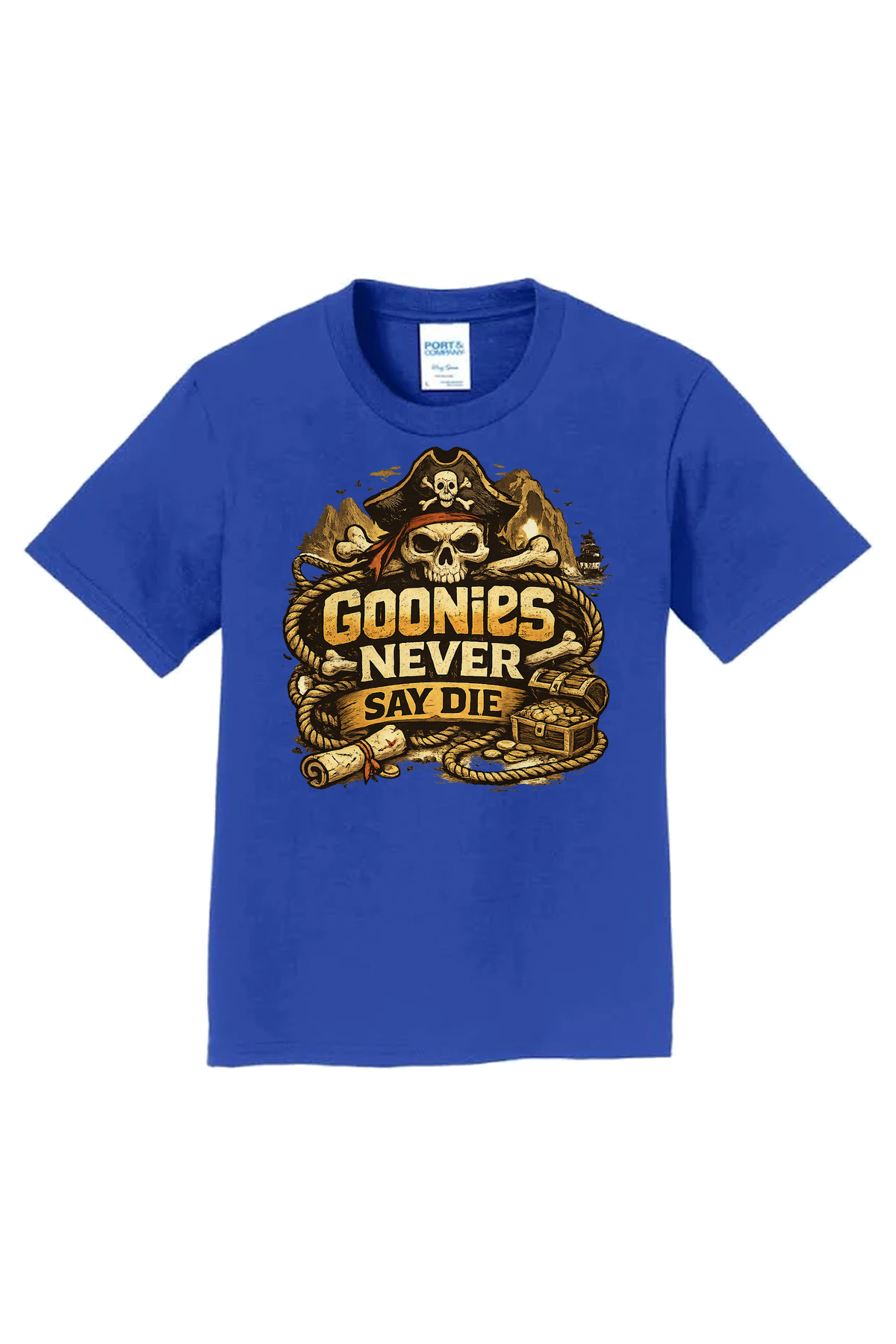 Never Say Die T-Shirt - royal blue