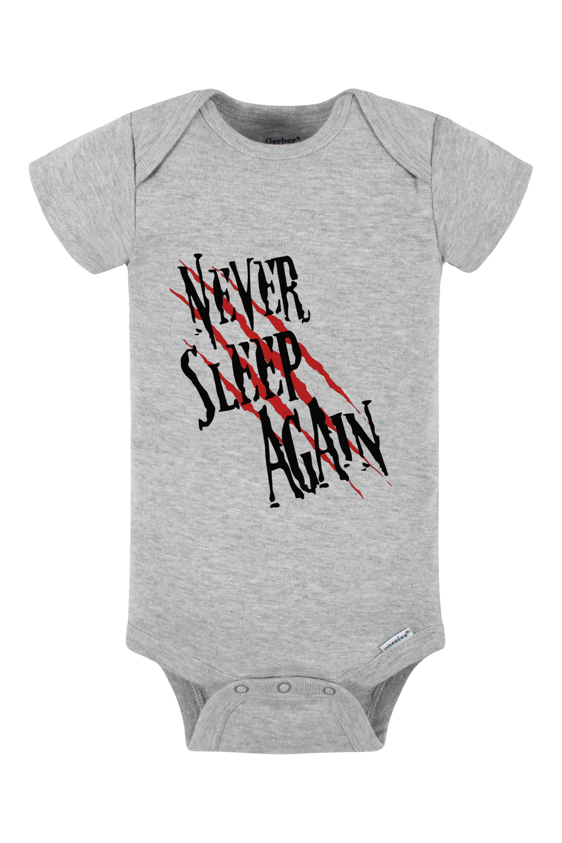 Never Sleep Again Onesie - black
