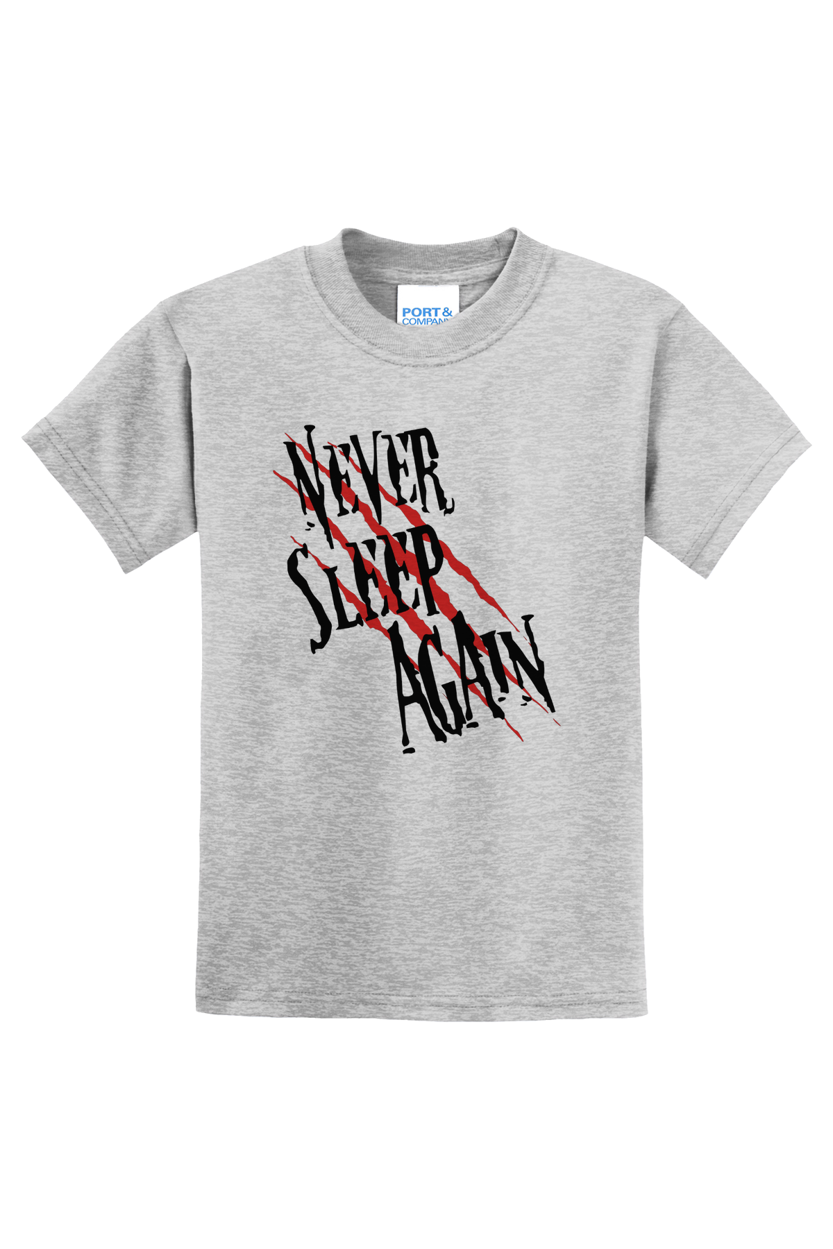 Never Sleep Again T-Shirt - gray