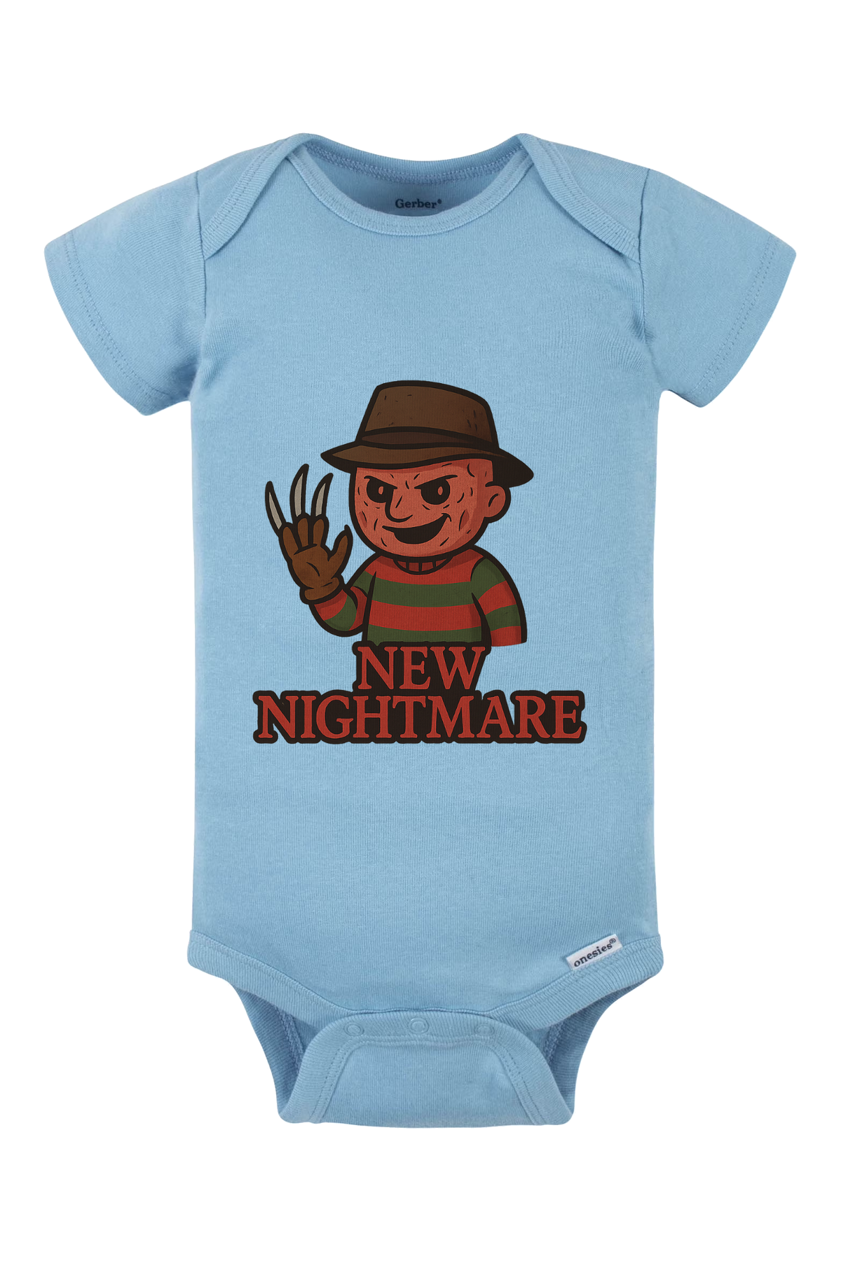 New Nightmare Freddy Onesie - light blue
