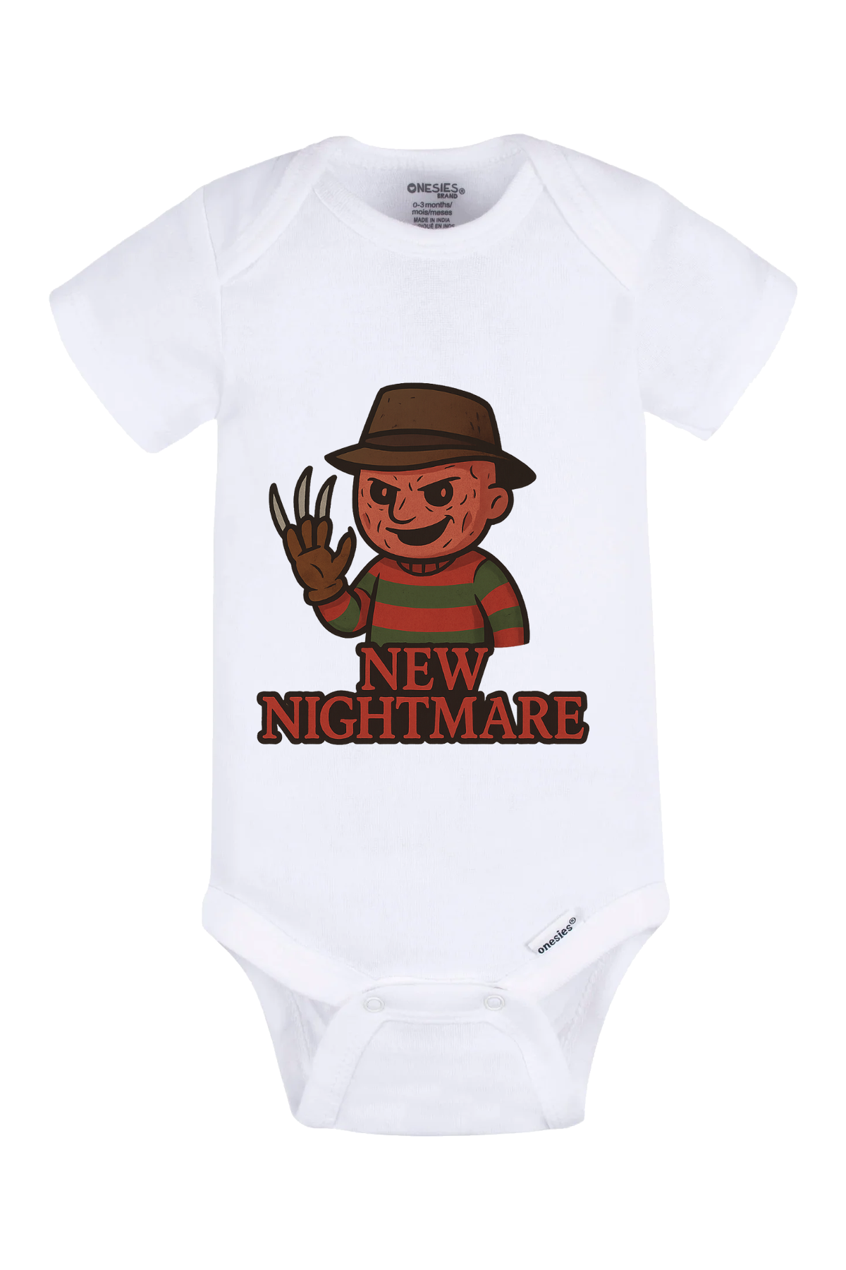 New Nightmare Freddy Onesie - white