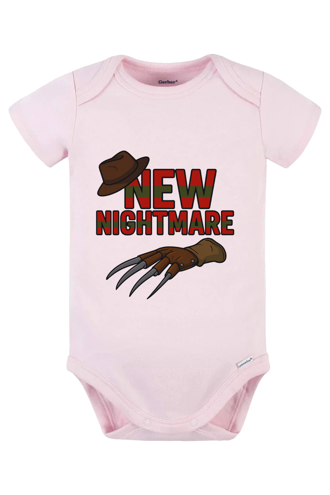New Nightmare Onesie - pink