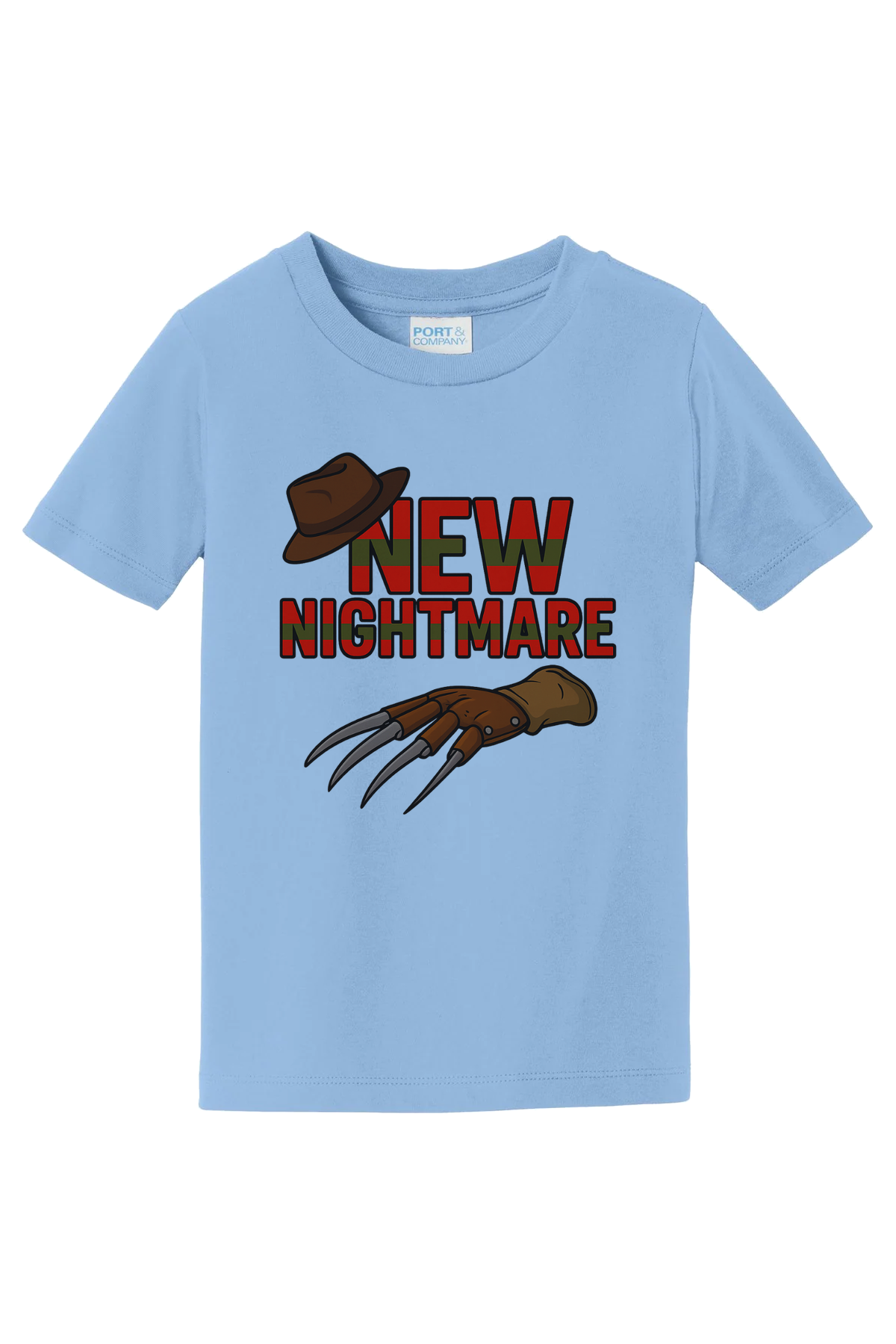 New Nightmare T-Shirt - light blue
