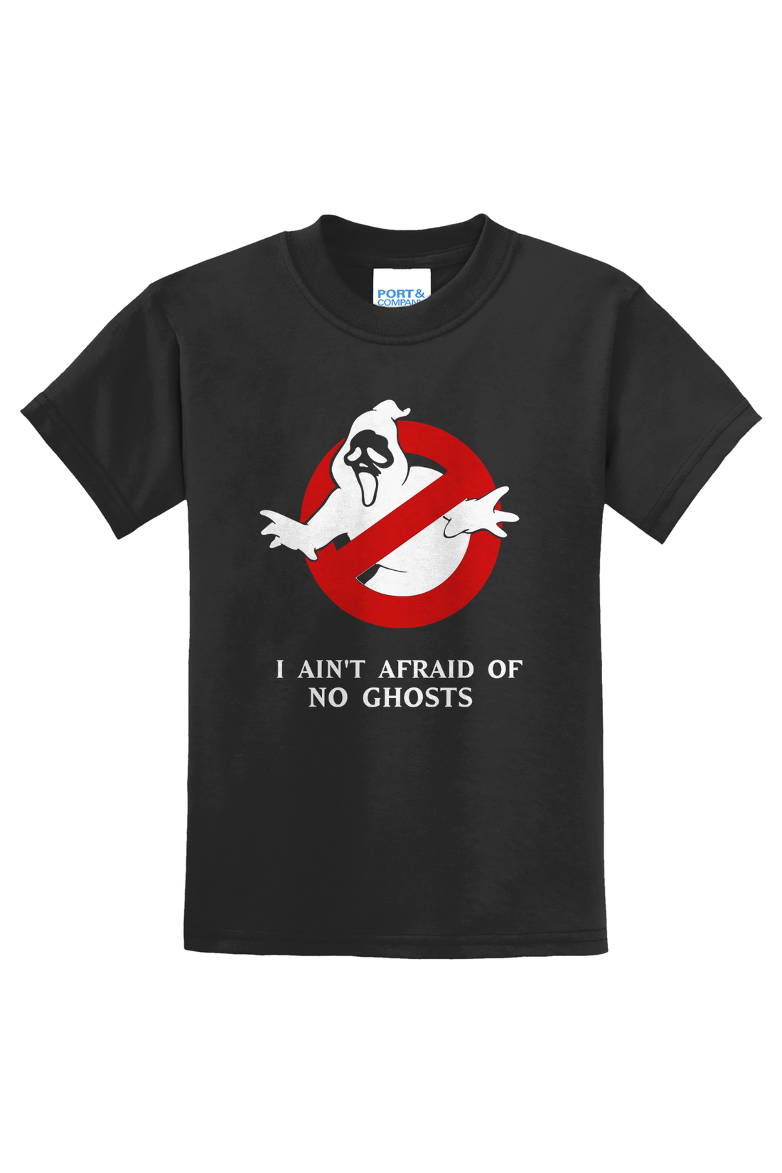 No Ghosts T-Shirt - light blue