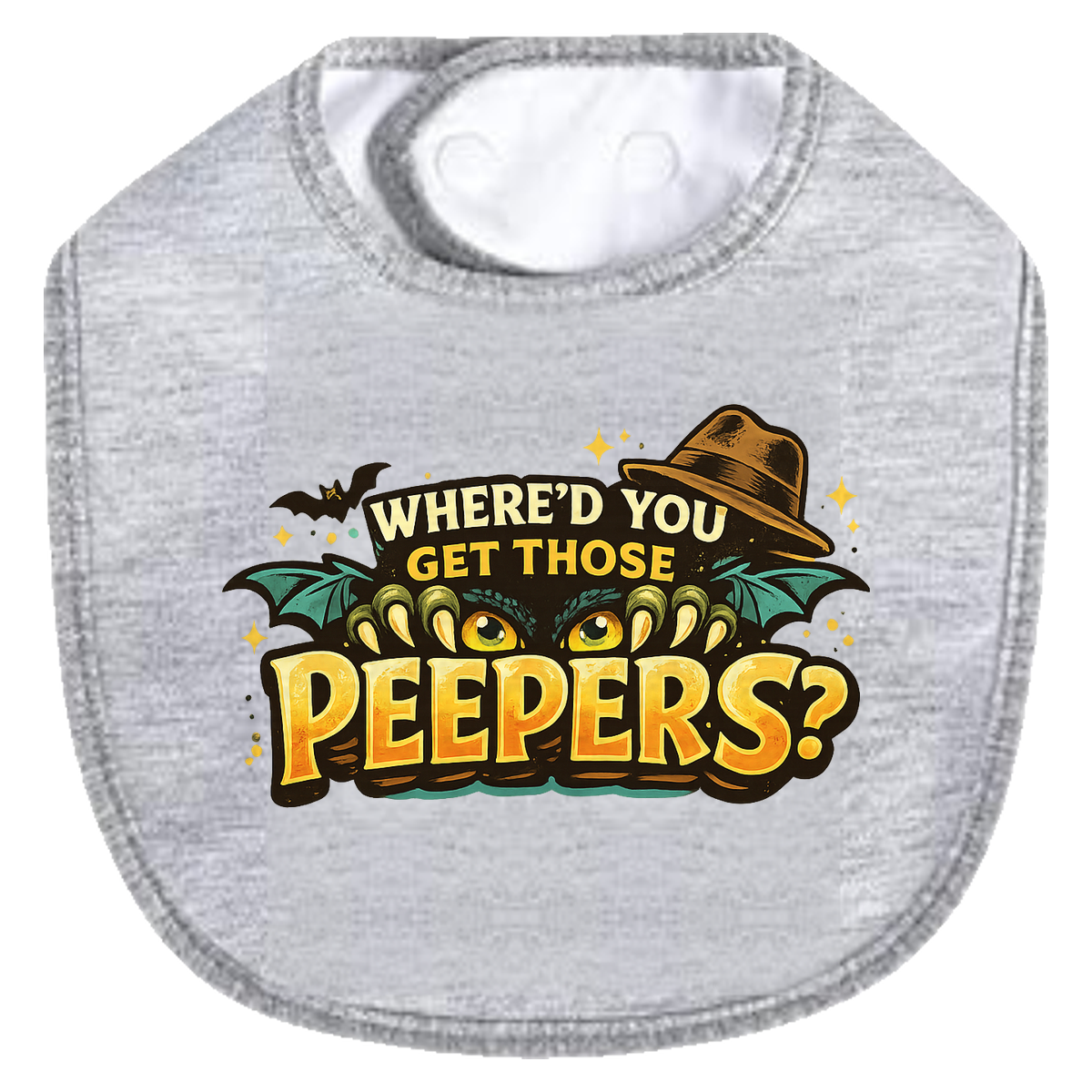Peepers Bib - gray