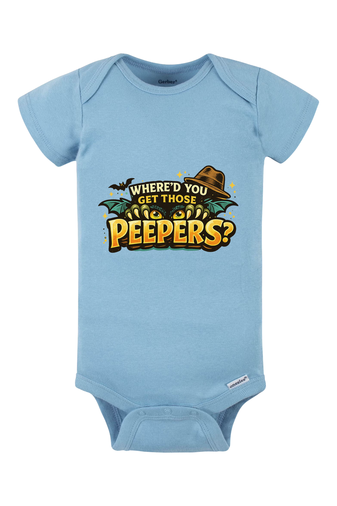 Peepers Onesie - light blue