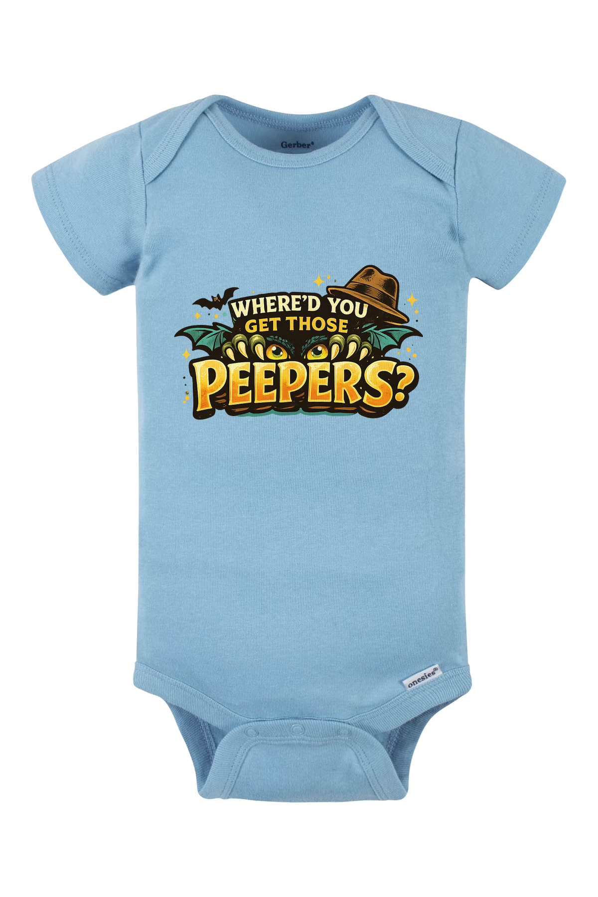 Peepers Onesie - light blue