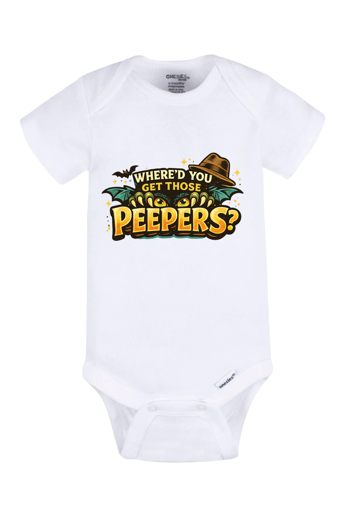 Peepers Onesie - white