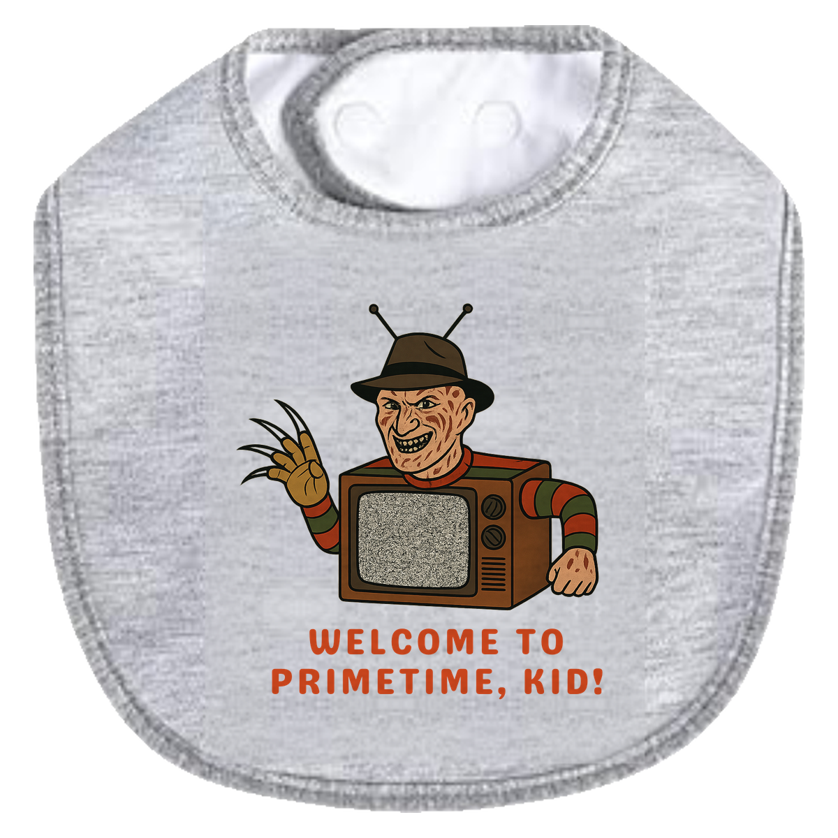 Primetime Kid alt Bib - gray
