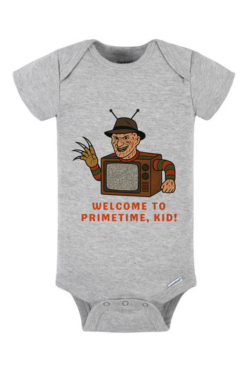 Primetime Kid alt Onesie - gray