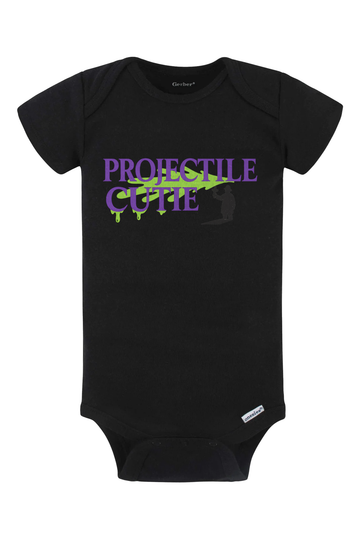 Projectile Cute Priest Onesie - black