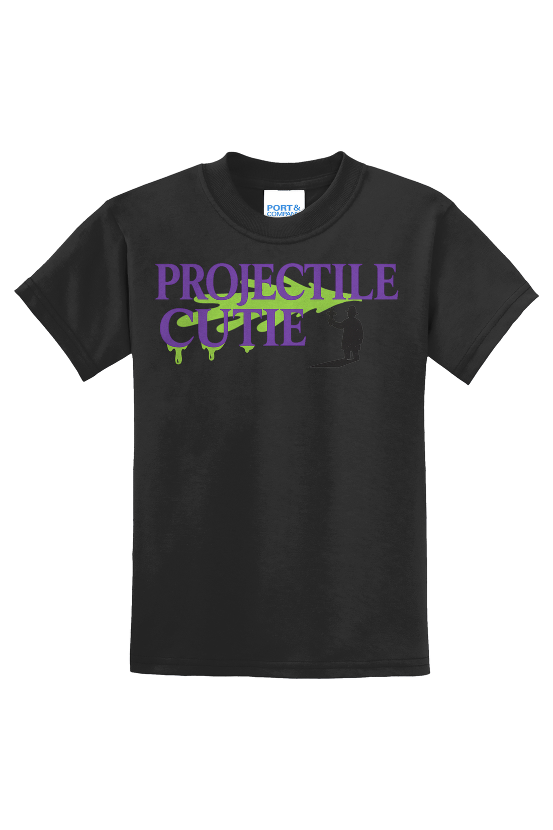 Projectile Cute Priest T-Shirt - black