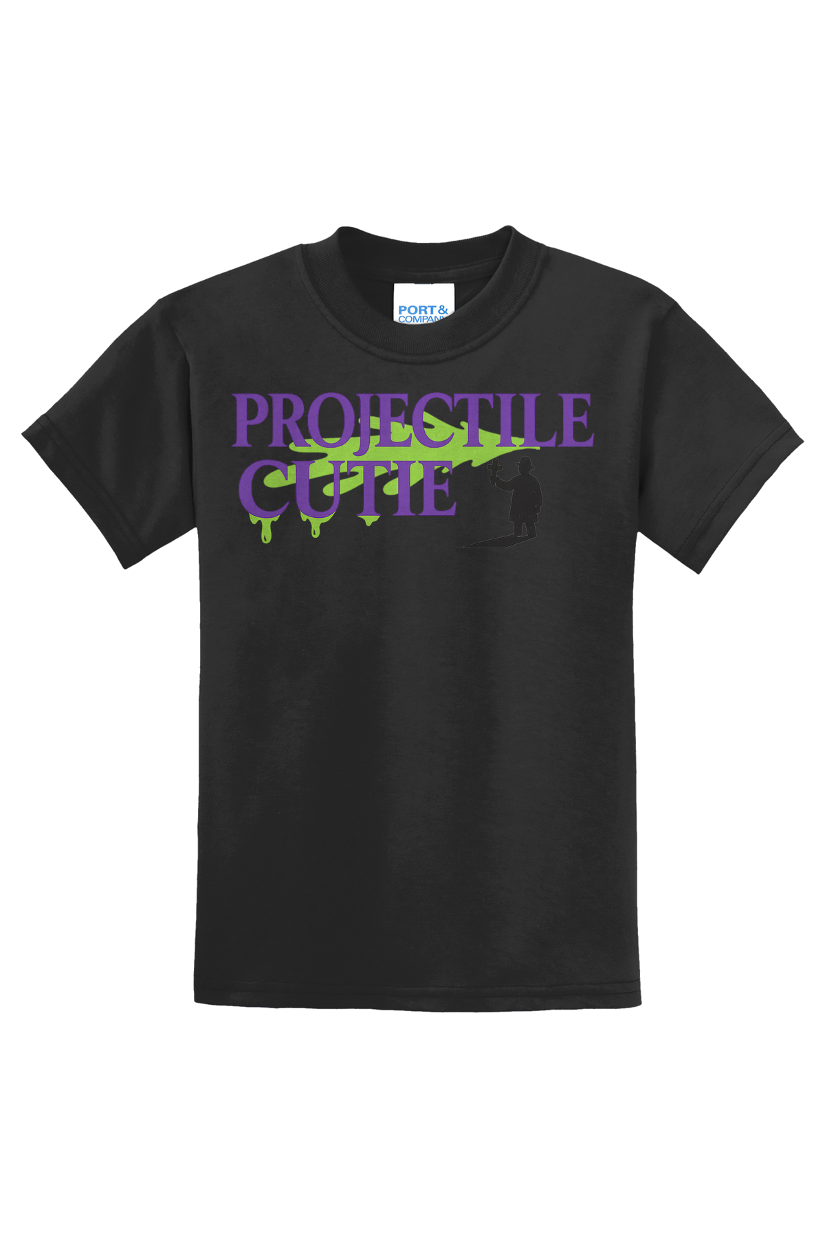 Projectile Cute Priest T-Shirt - black