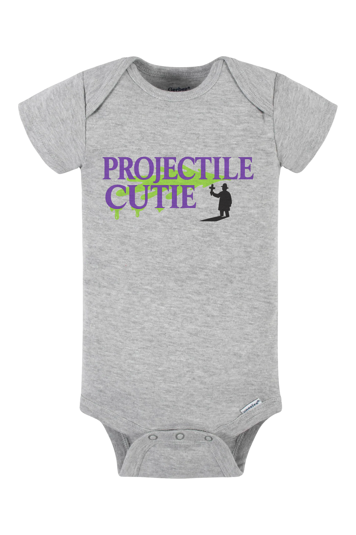 Projectile Cute Priest Onesie - gray