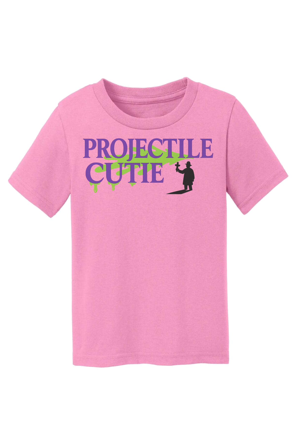 Projectile Cute Priest T-Shirt - pink