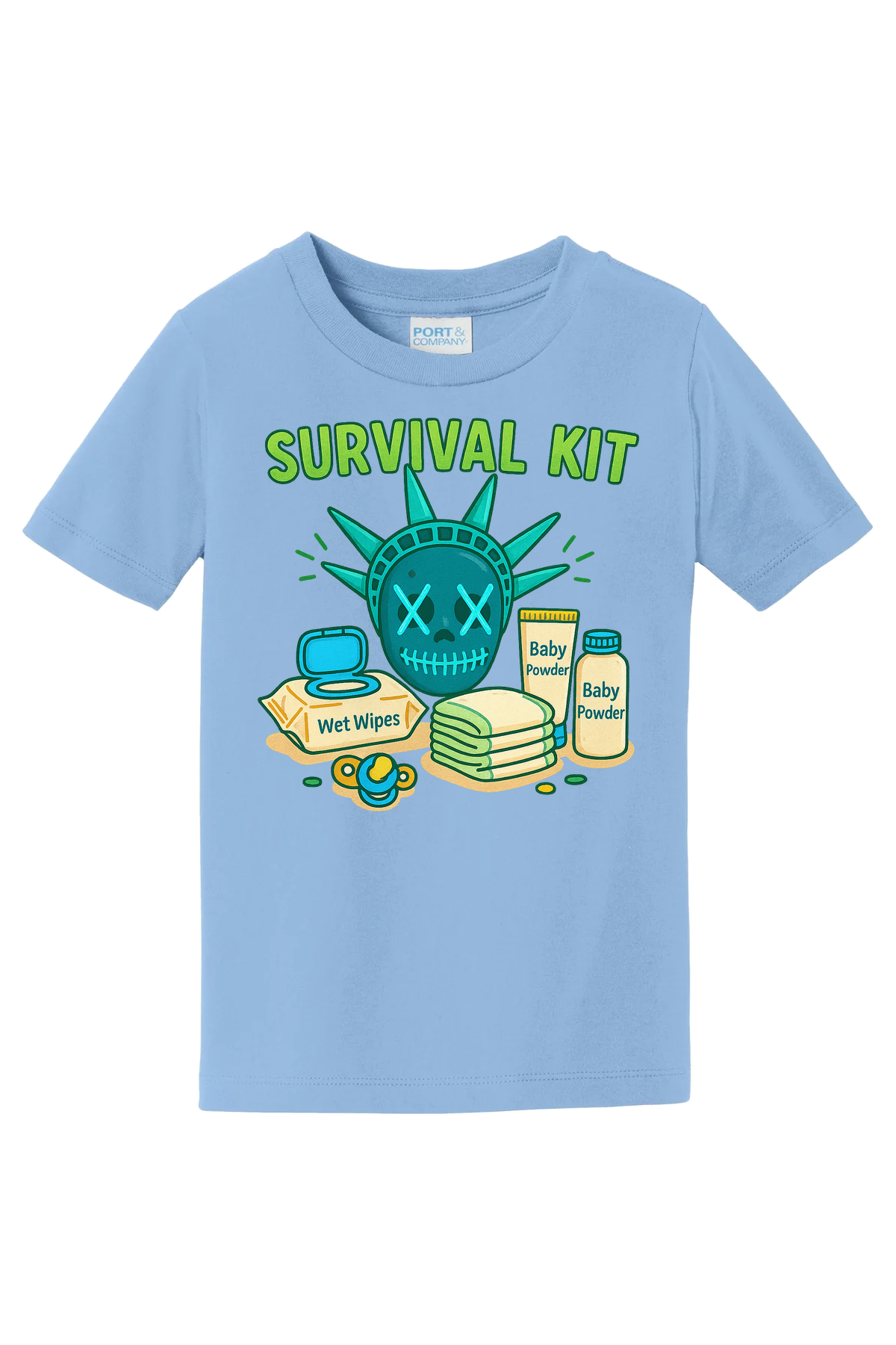 Purge Survival Kit T-Shirt - light blue
