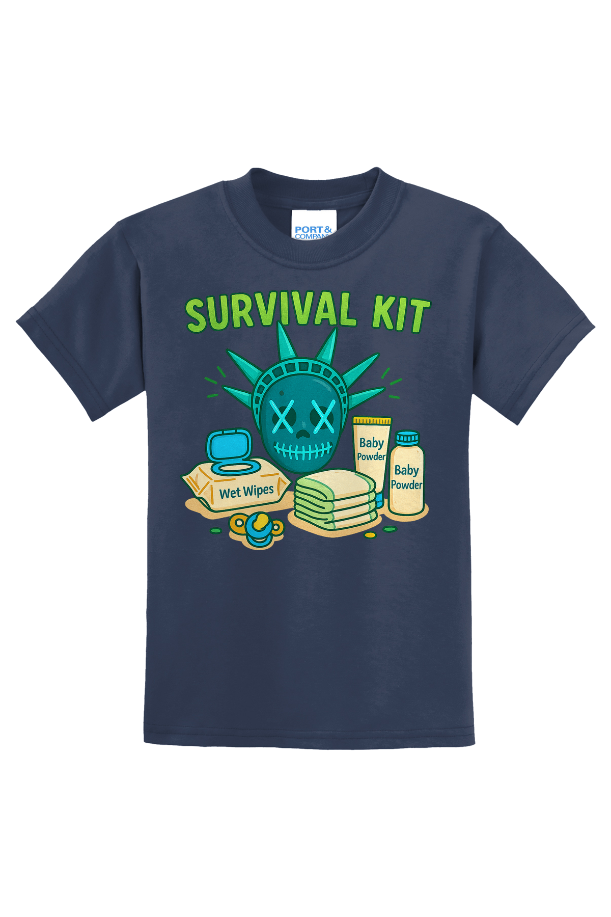 Purge Survival Kit T-Shirt - navy blue