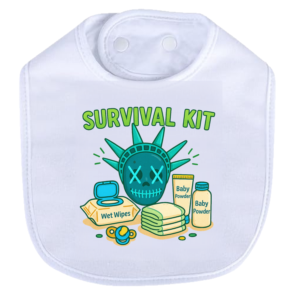 Purge Survival Kit Bib - white