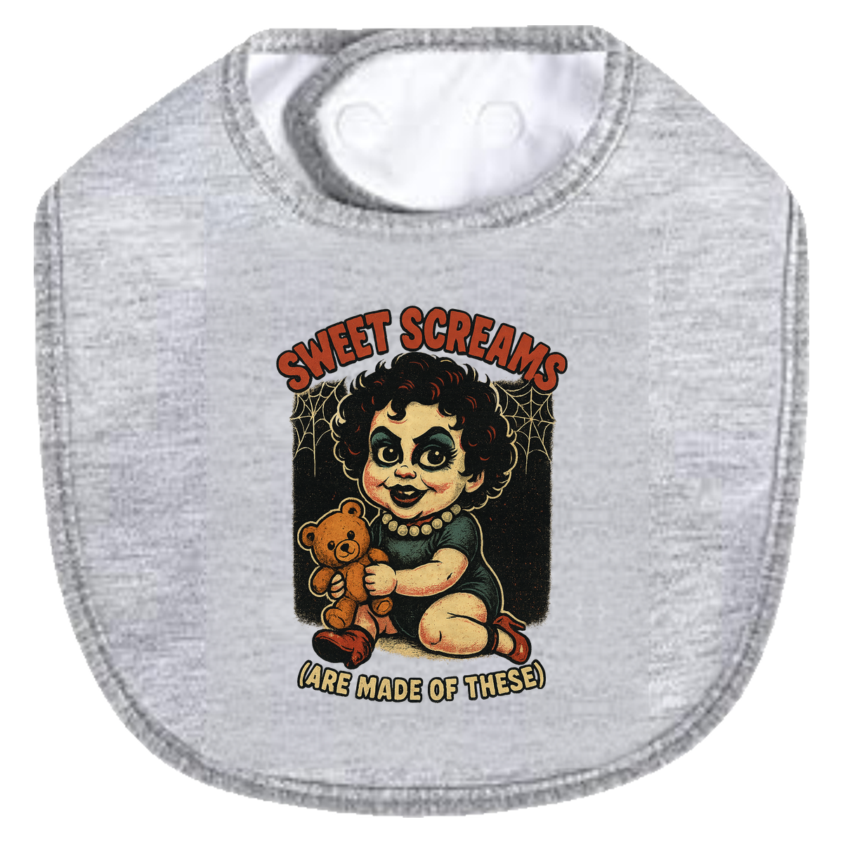 RHPS Sweet Dreams Bib - gray