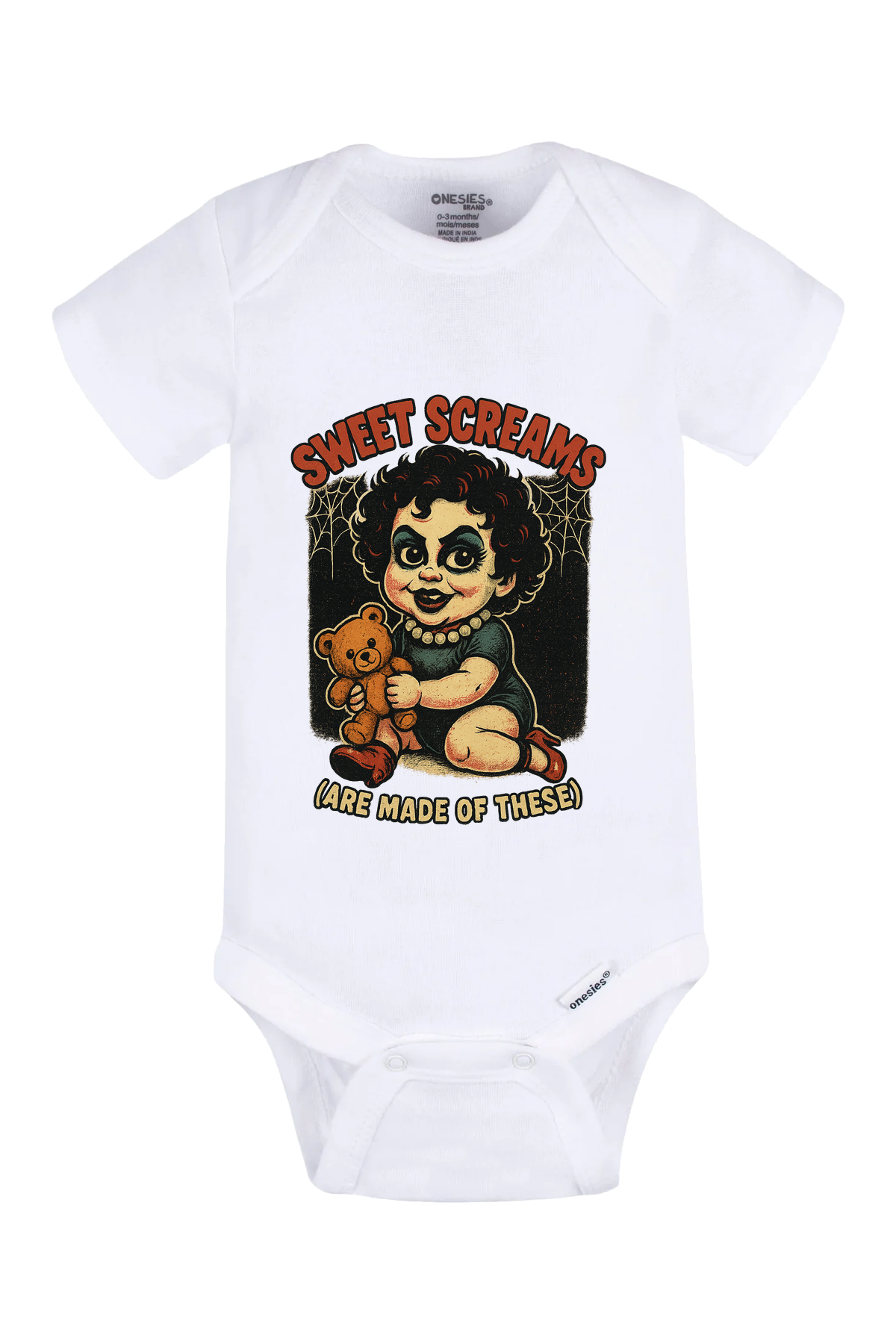 RHPS Sweet Dreams Onesie - white