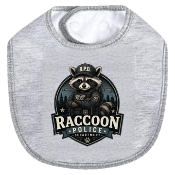Raccoon Police Department Bib - gray