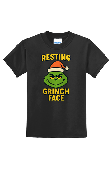 Resting Grinch T-Shirt - black