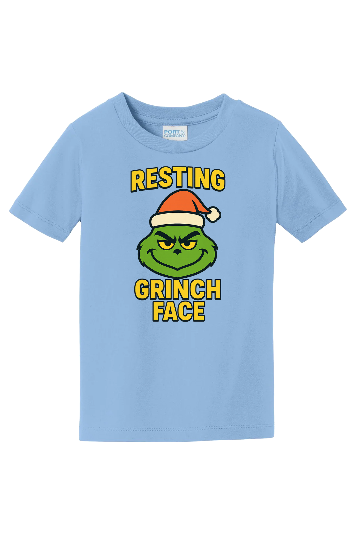 Resting Grinch T-Shirt - light blue