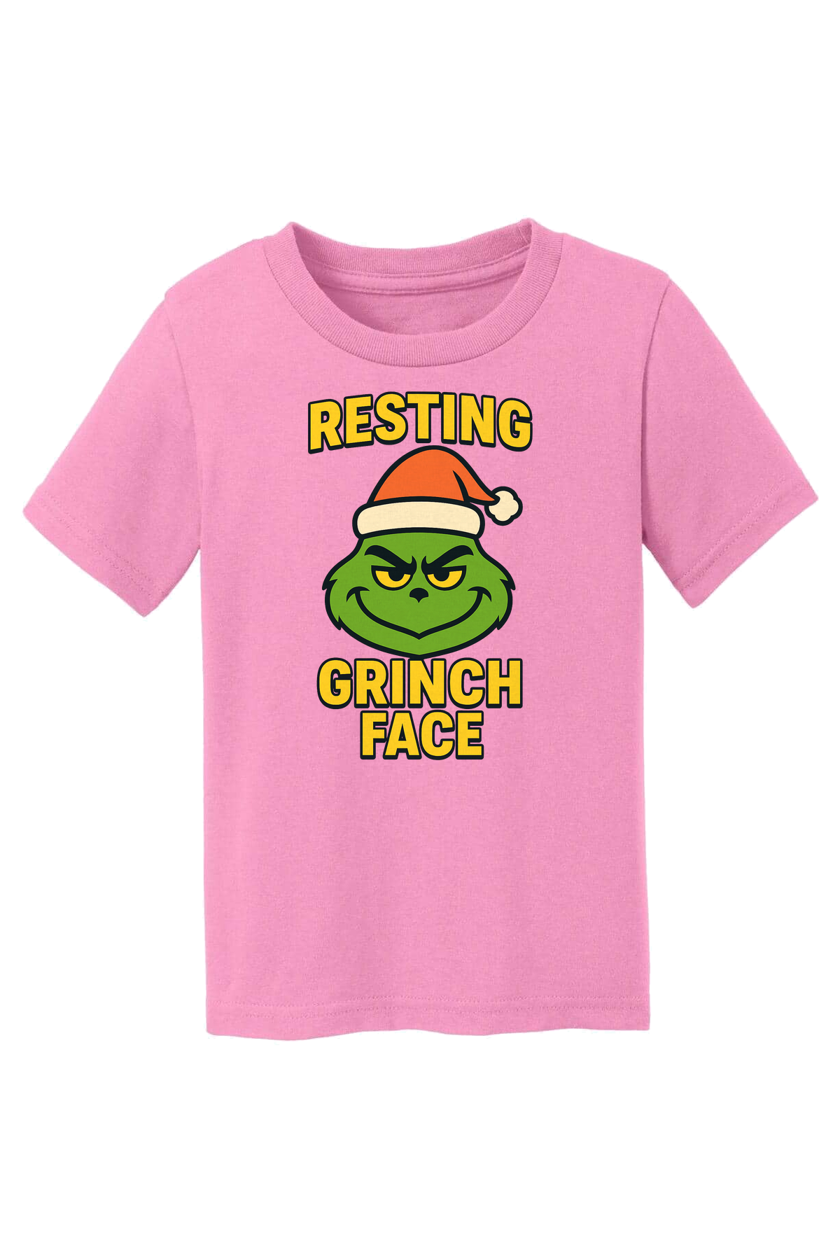 Resting Grinch T-Shirt - pink