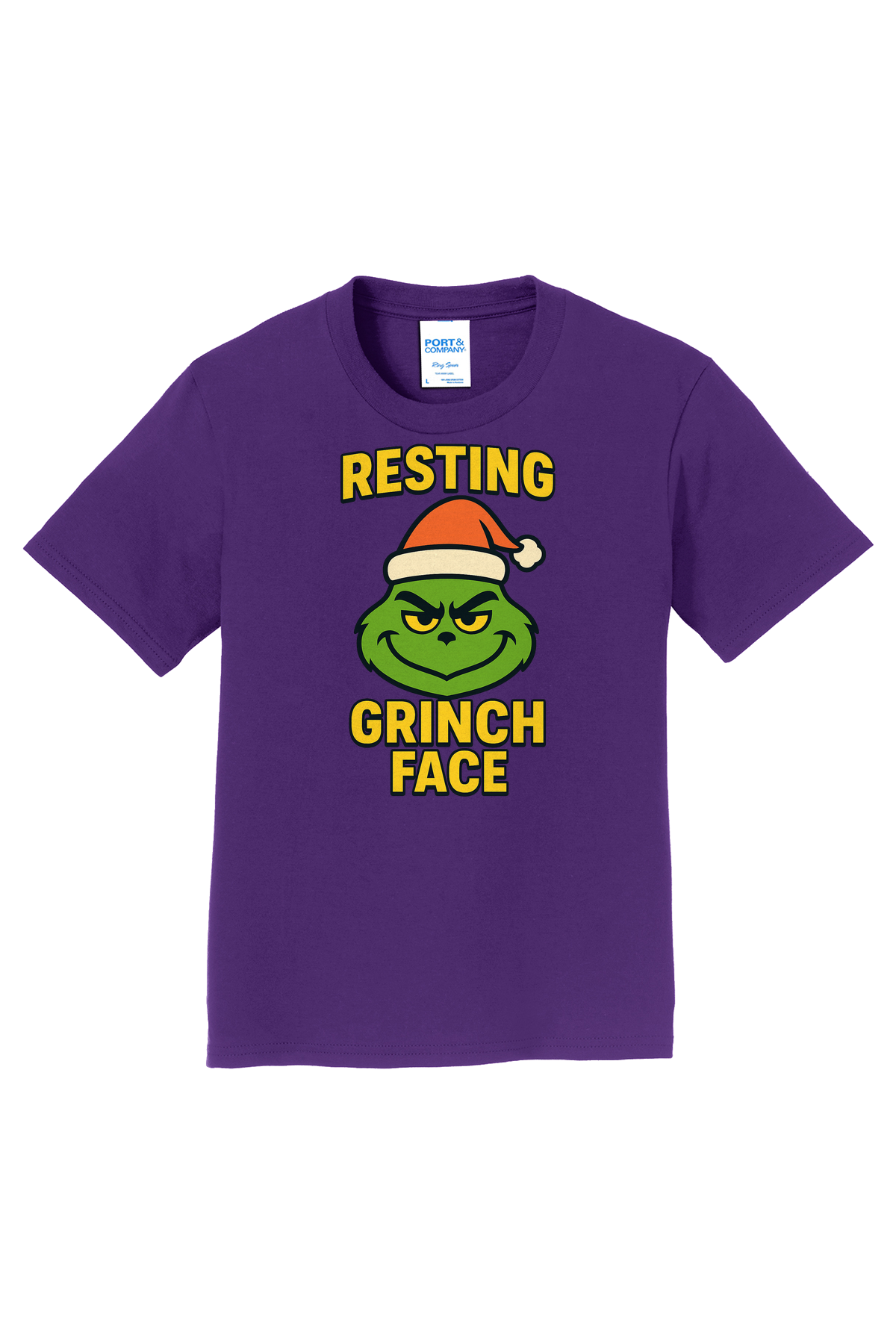 Resting Grinch T-Shirt - purple