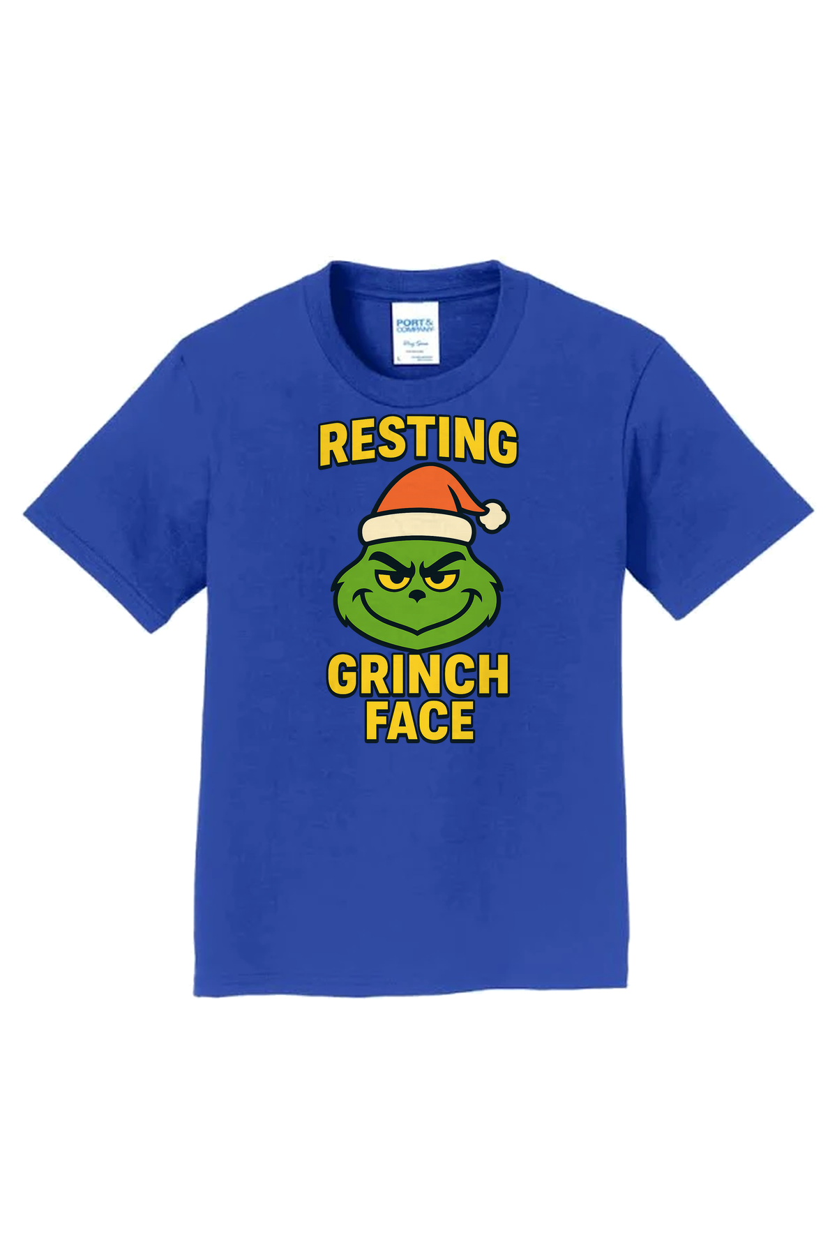 Resting Grinch T-Shirt - royal blue