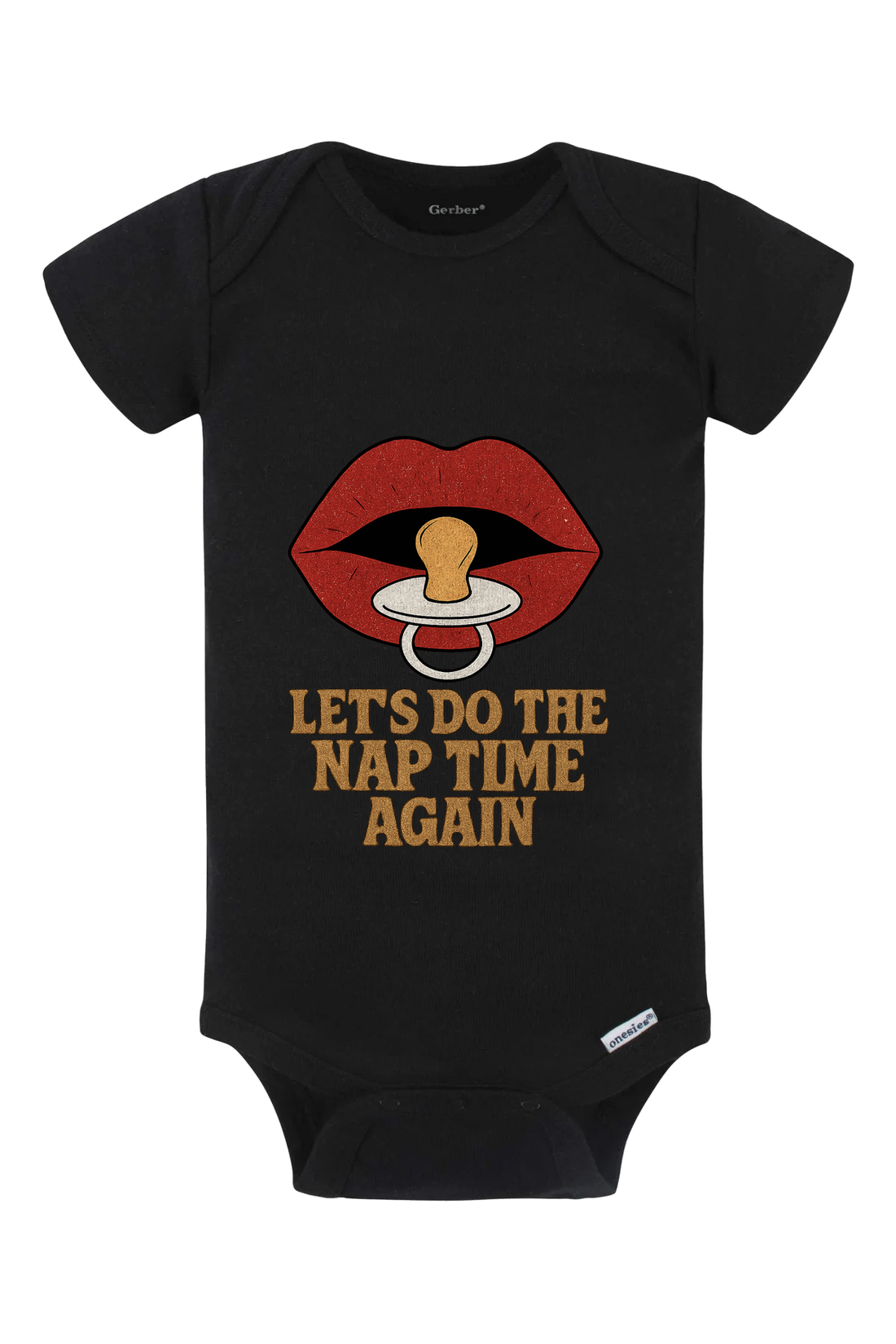 Rocky Nap Time Onesie - white