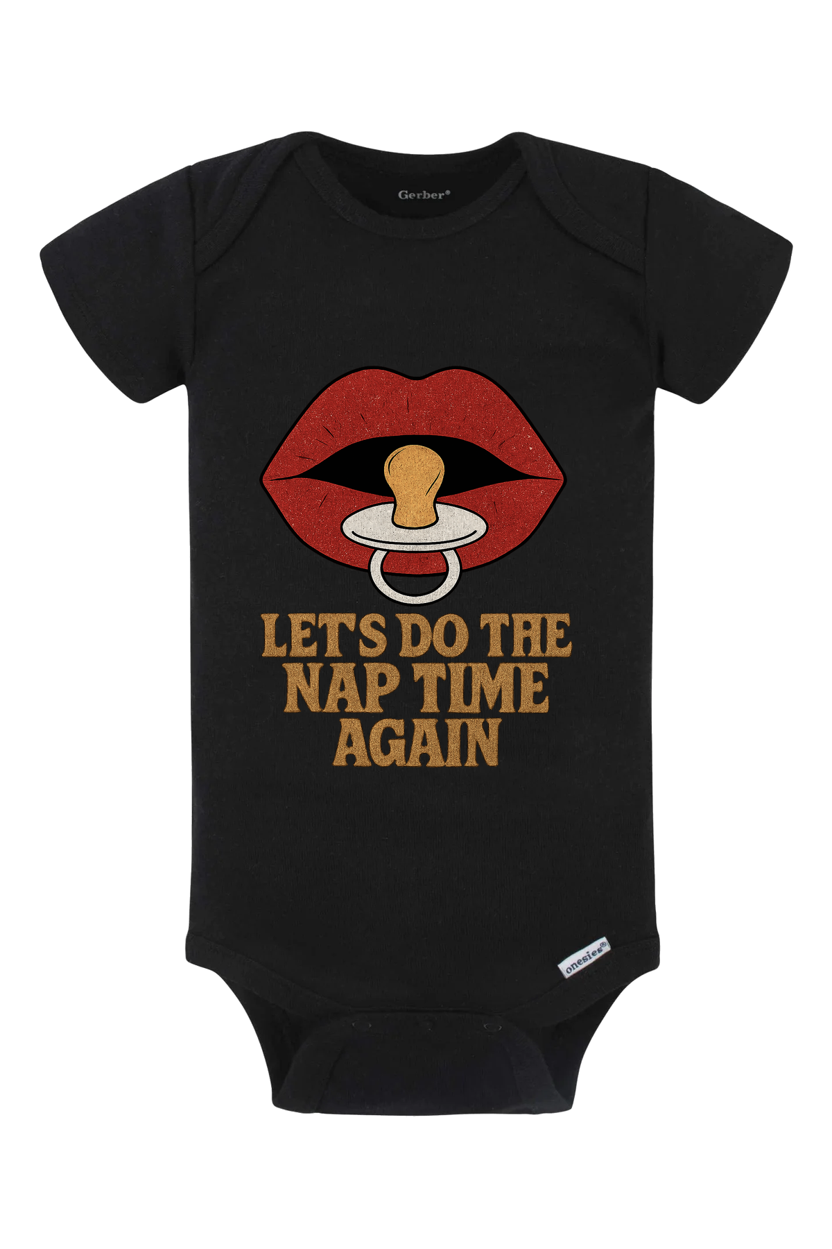 Rocky Nap Time Onesie - black