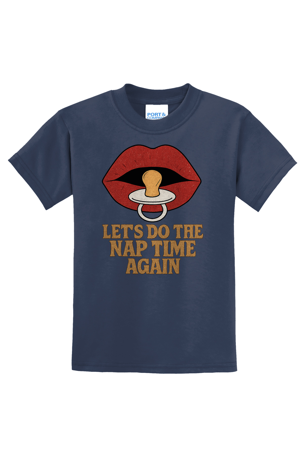 Rocky Nap Time T-Shirt - navy blue